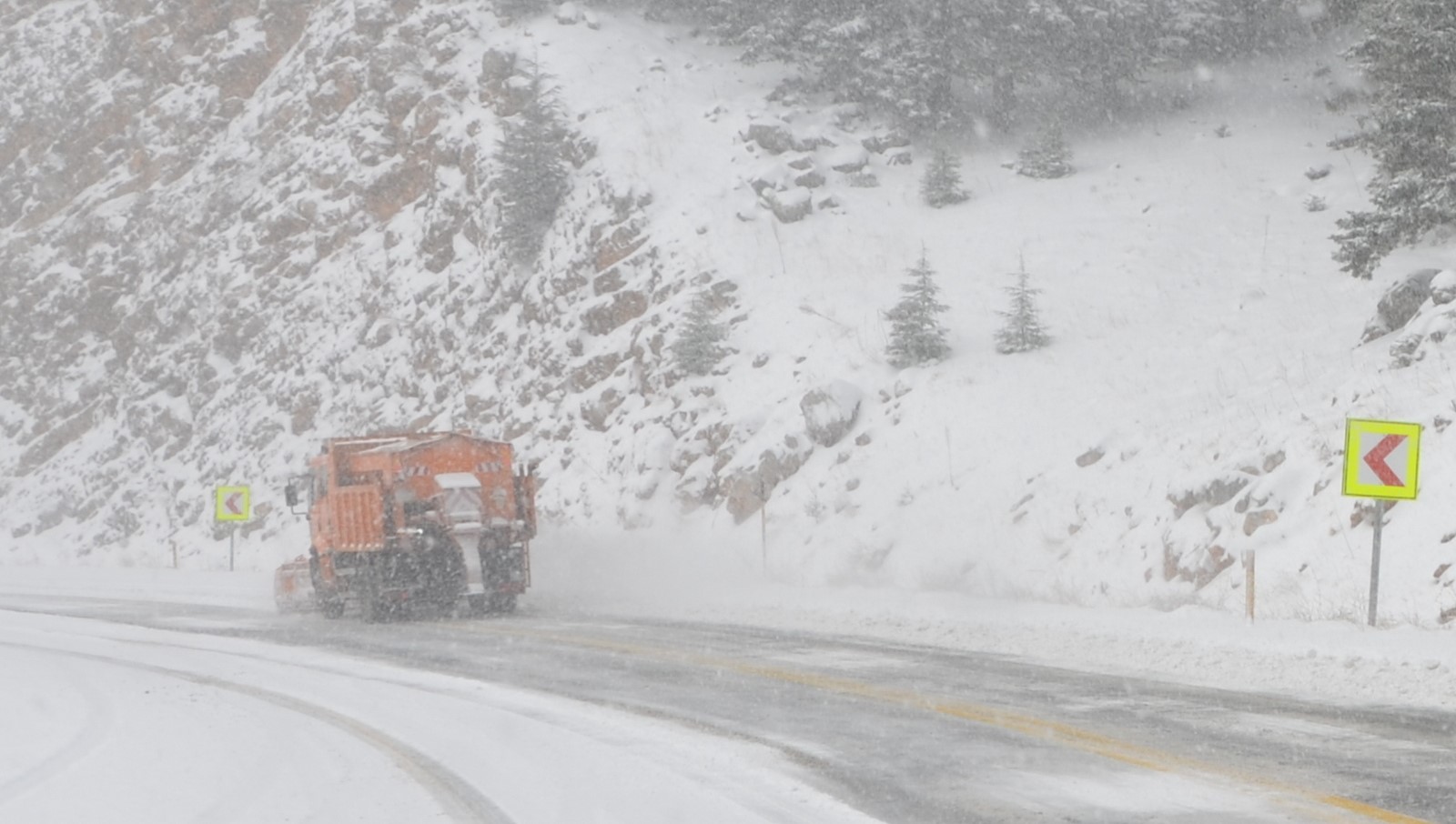 Antalya Konya Kara Yolu Kar Esiri Altında (6)