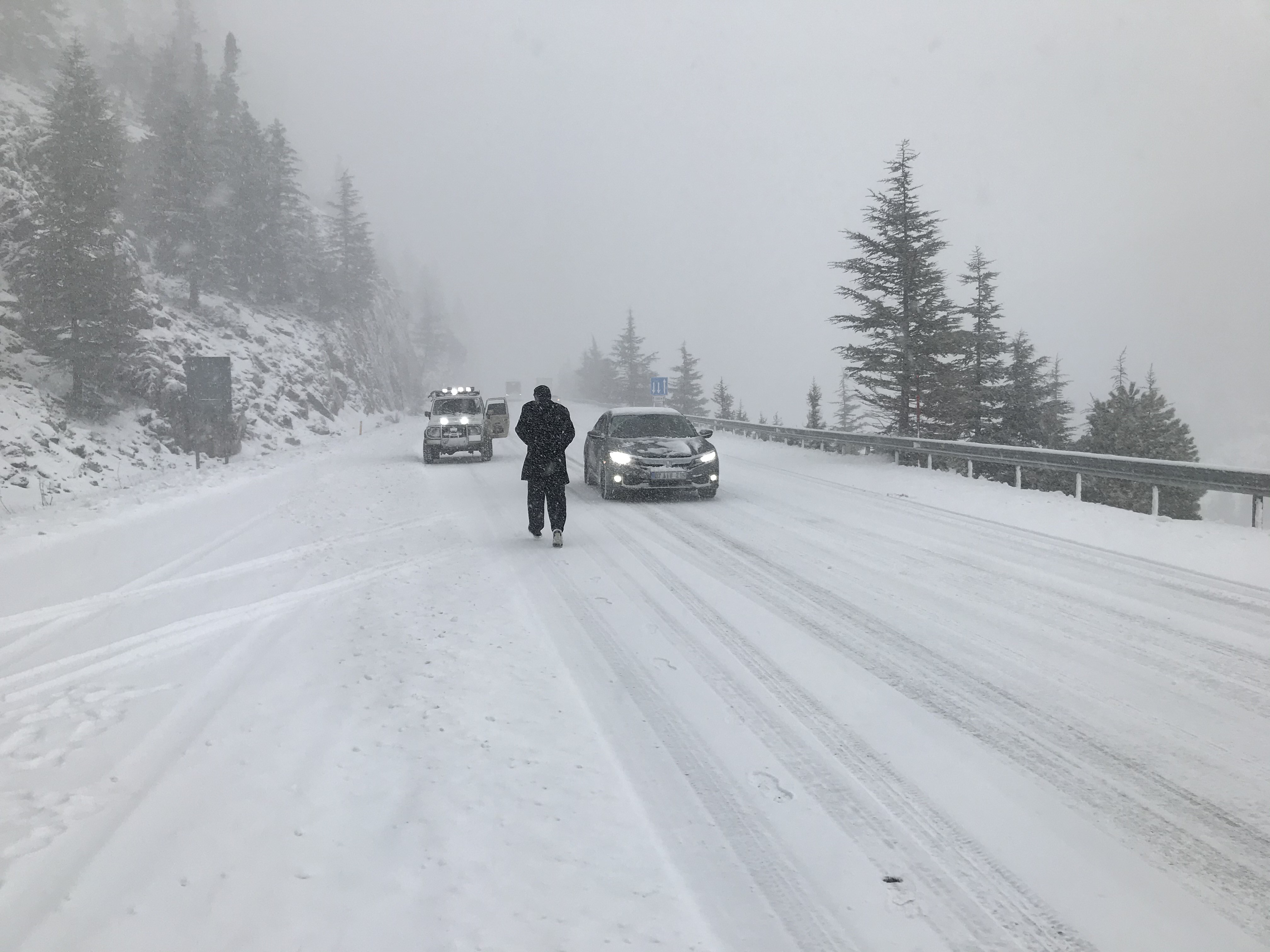 Antalya Konya Yolları Kapandı (3)