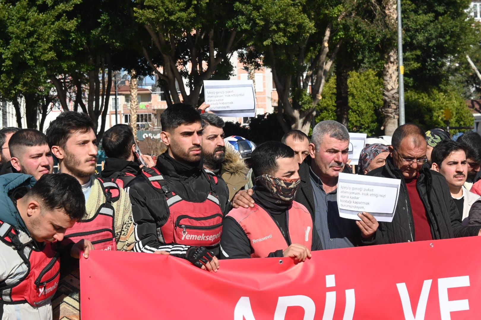 Antalya’da Yemeksepeti Eylemi (7)