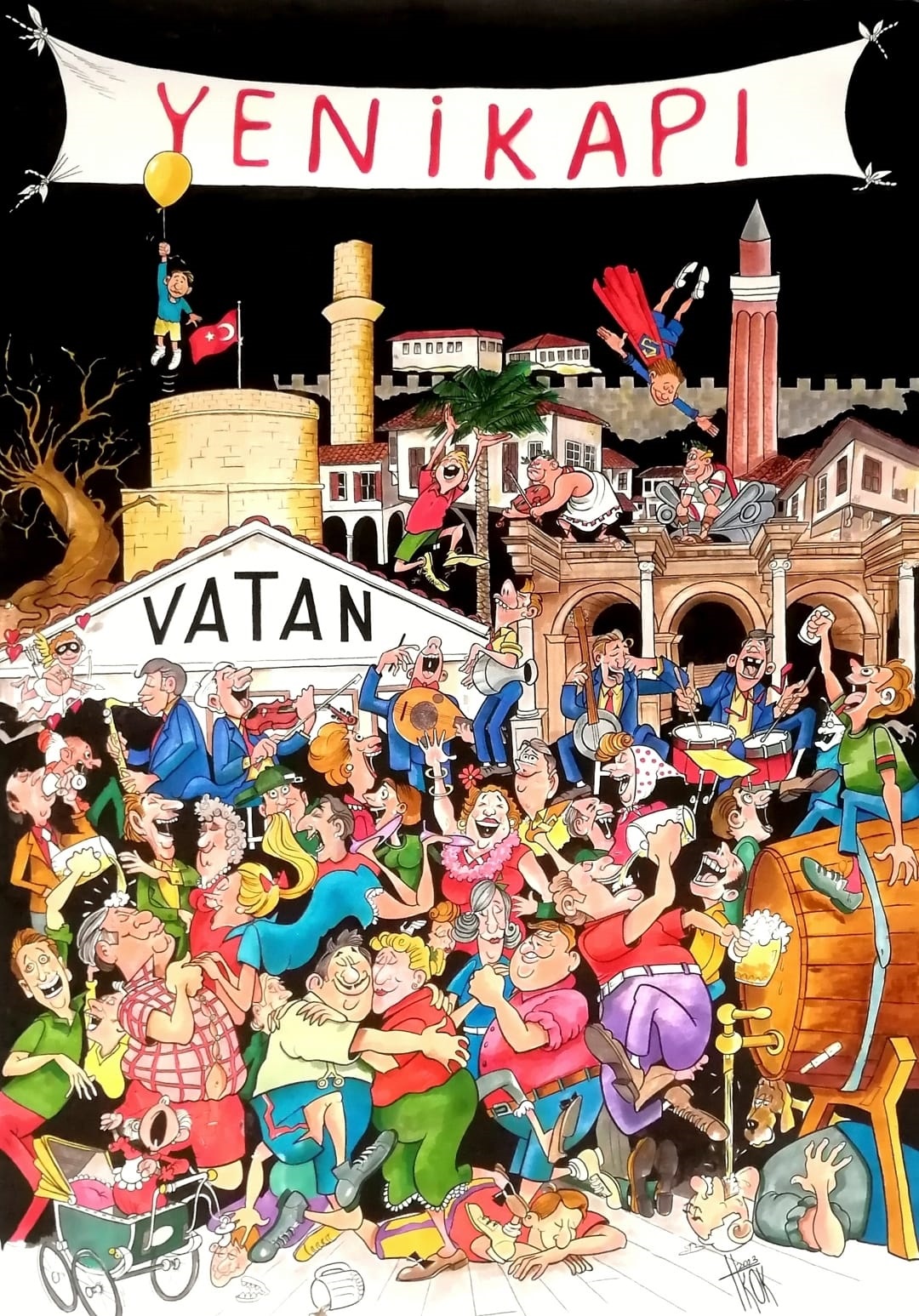 Karikatür Sanatçısı Antalya’yı Büyüleyecek (2)