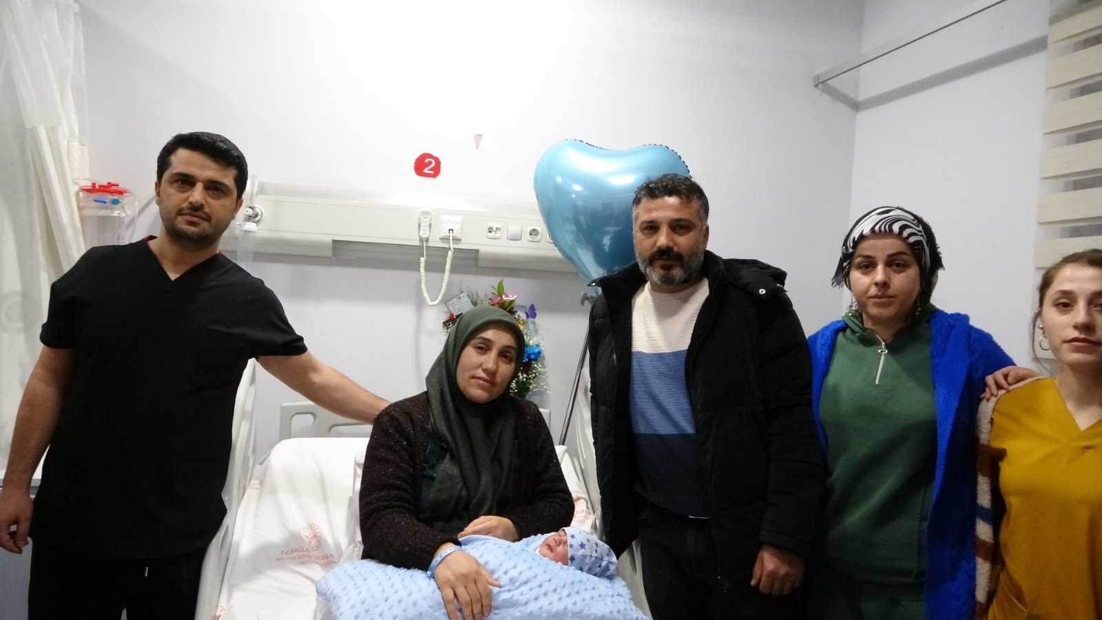 Malatyada Yeni Yilin Ilk Bebegi