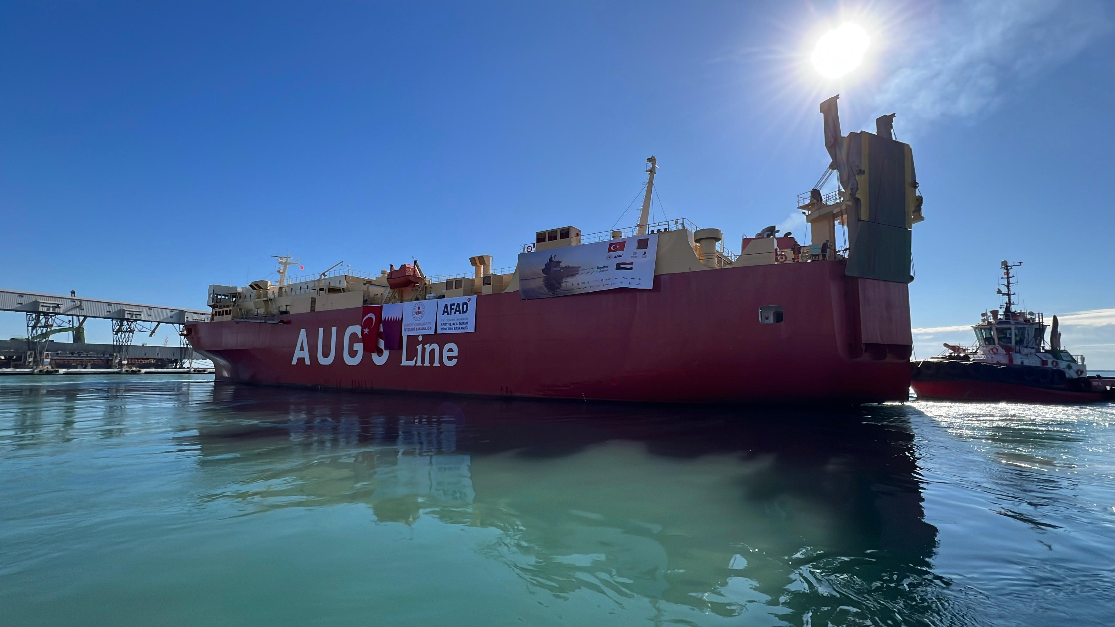 Mersin’den Sudan’a 6. Iyilik Gemisi Uğurlandı (3)