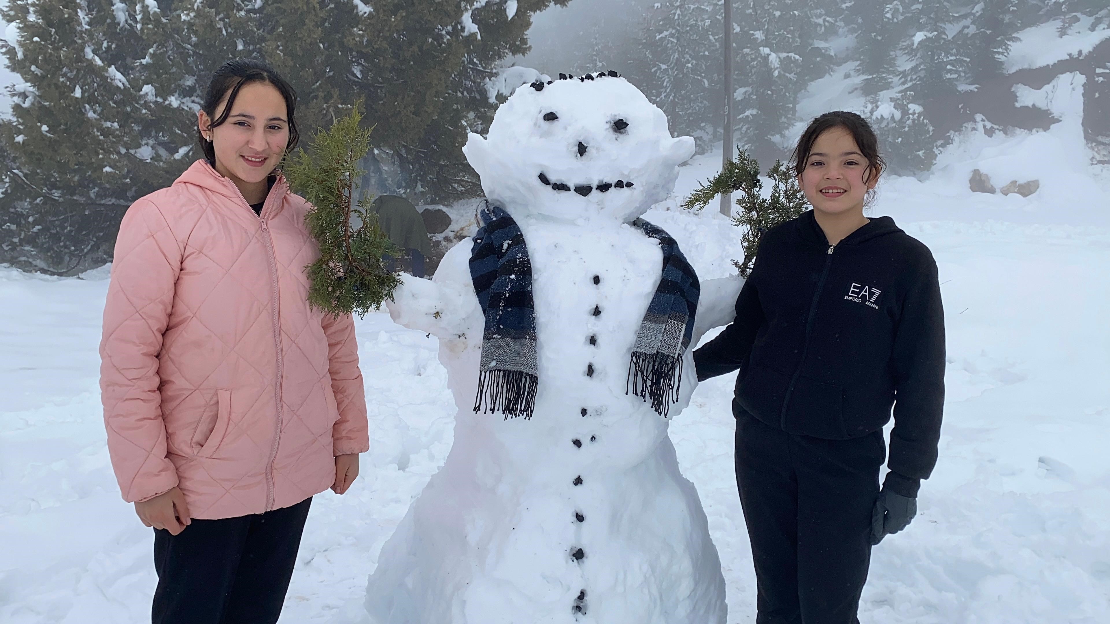 Mersin'in Yüksek Kesimlerinde Kar Sevinci (2)