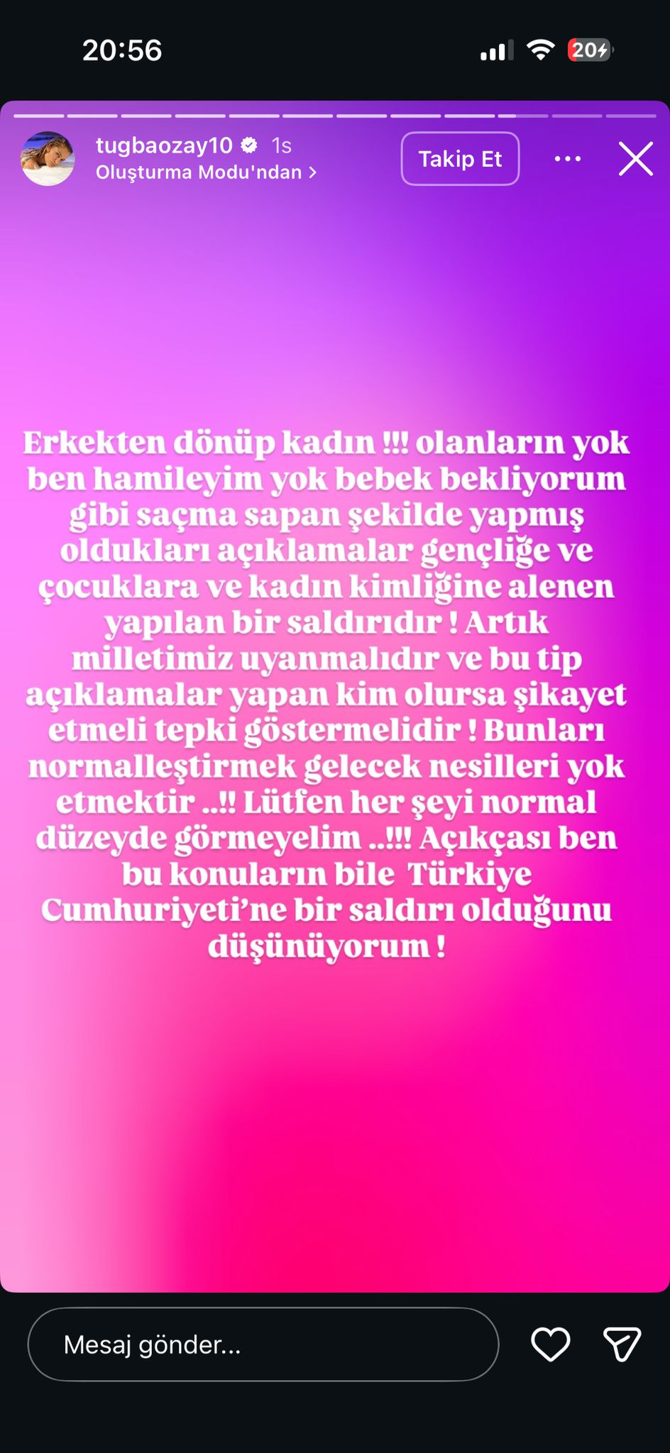 Tugba Ozay Mika Rauna Tepki Gosterdi (1)