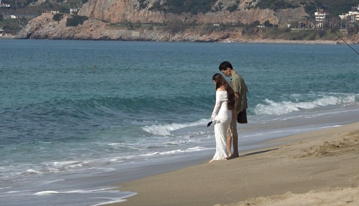 Alanya'da Şubat Ortasında Deniz Keyfi (6)