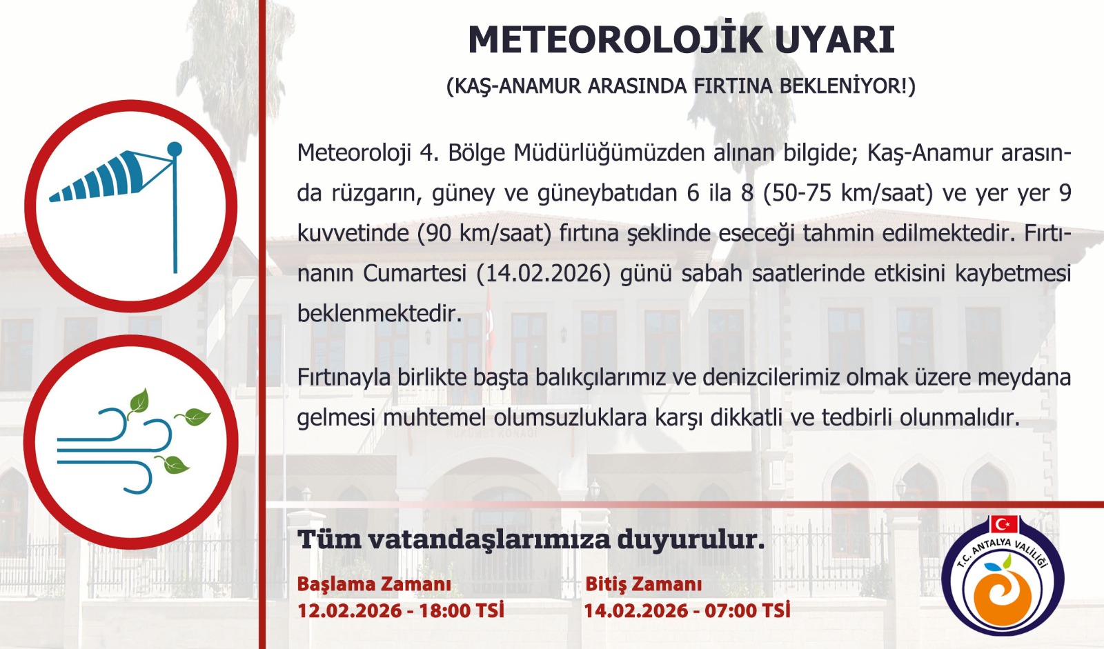 Antalya Valiliği'nden Fırtına Uyarısı (1)-3