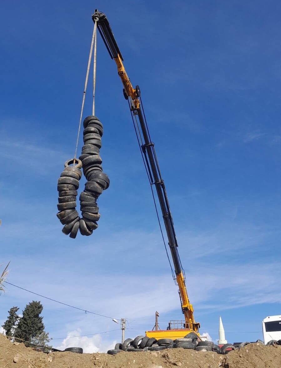 Antalya’da Atık Lastikler Ekonomiye Kazandırıyor (2)