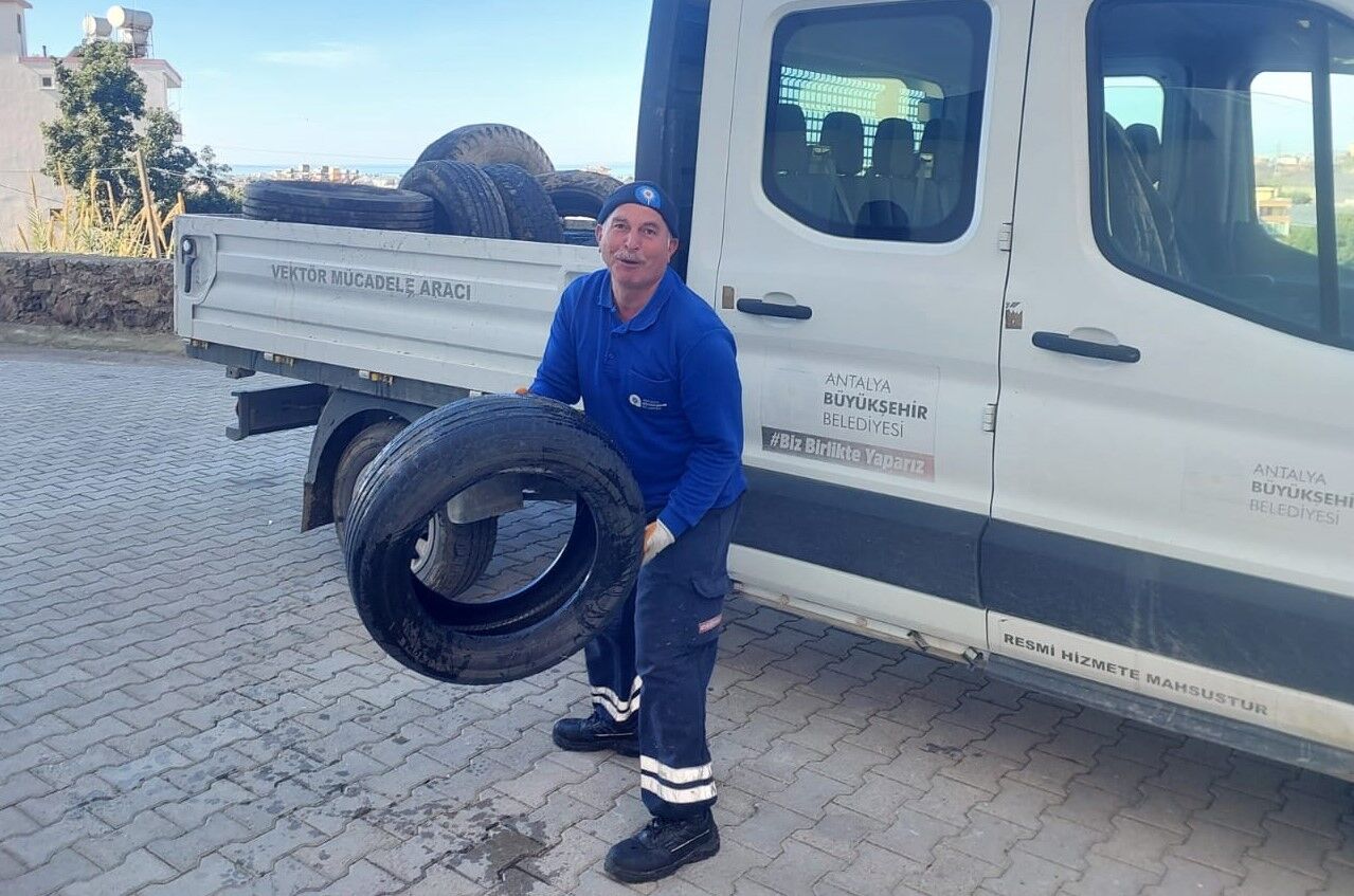 Antalya’da Atık Lastikler Ekonomiye Kazandırıyor (4)