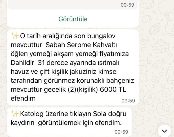 Antalya’da Bungalov Rezervasyonu Kabusu (3)