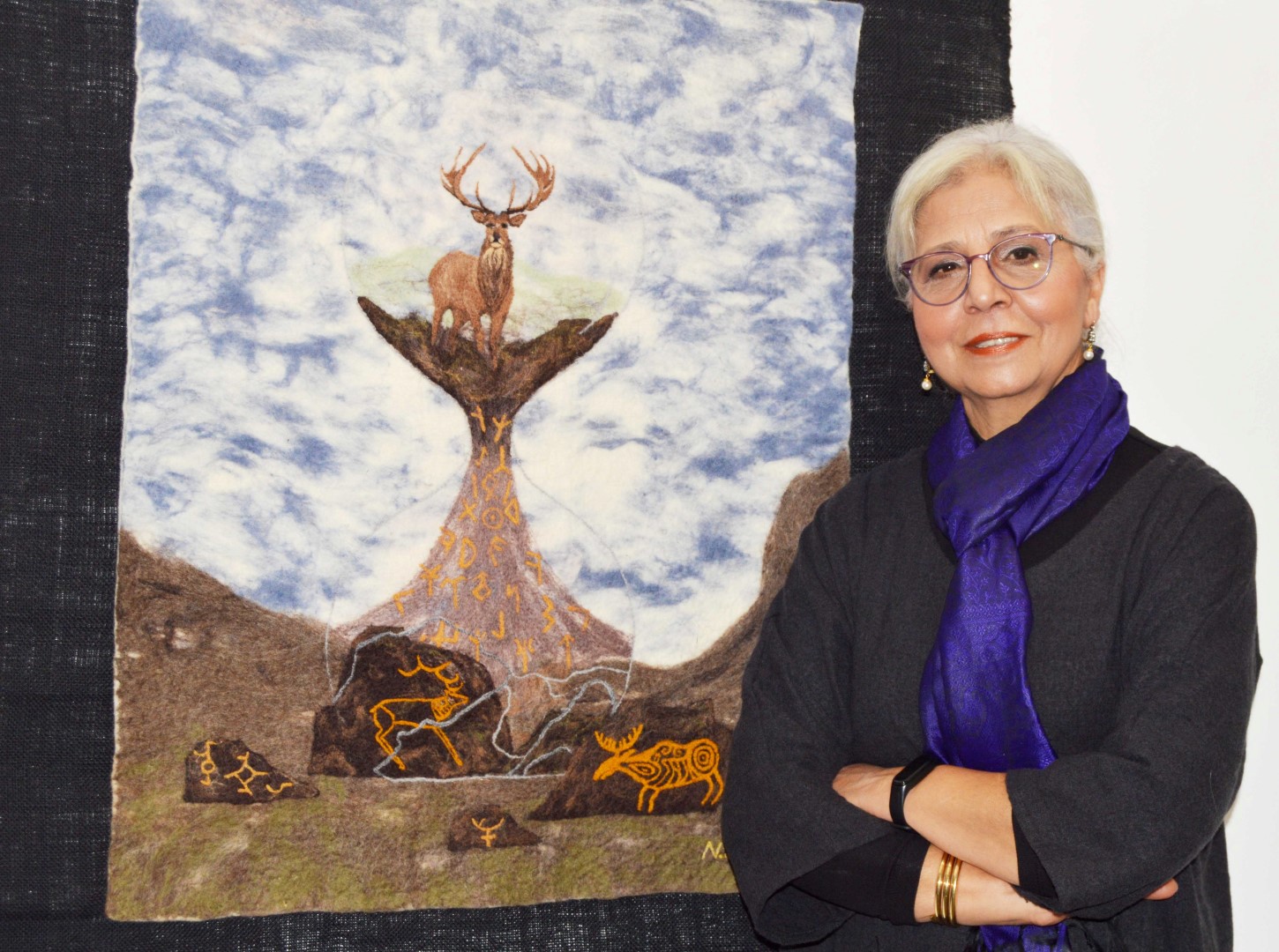 Antalya’da Nur Sağlamer Keçe Eserlerini Sergiledi (2) (Large)