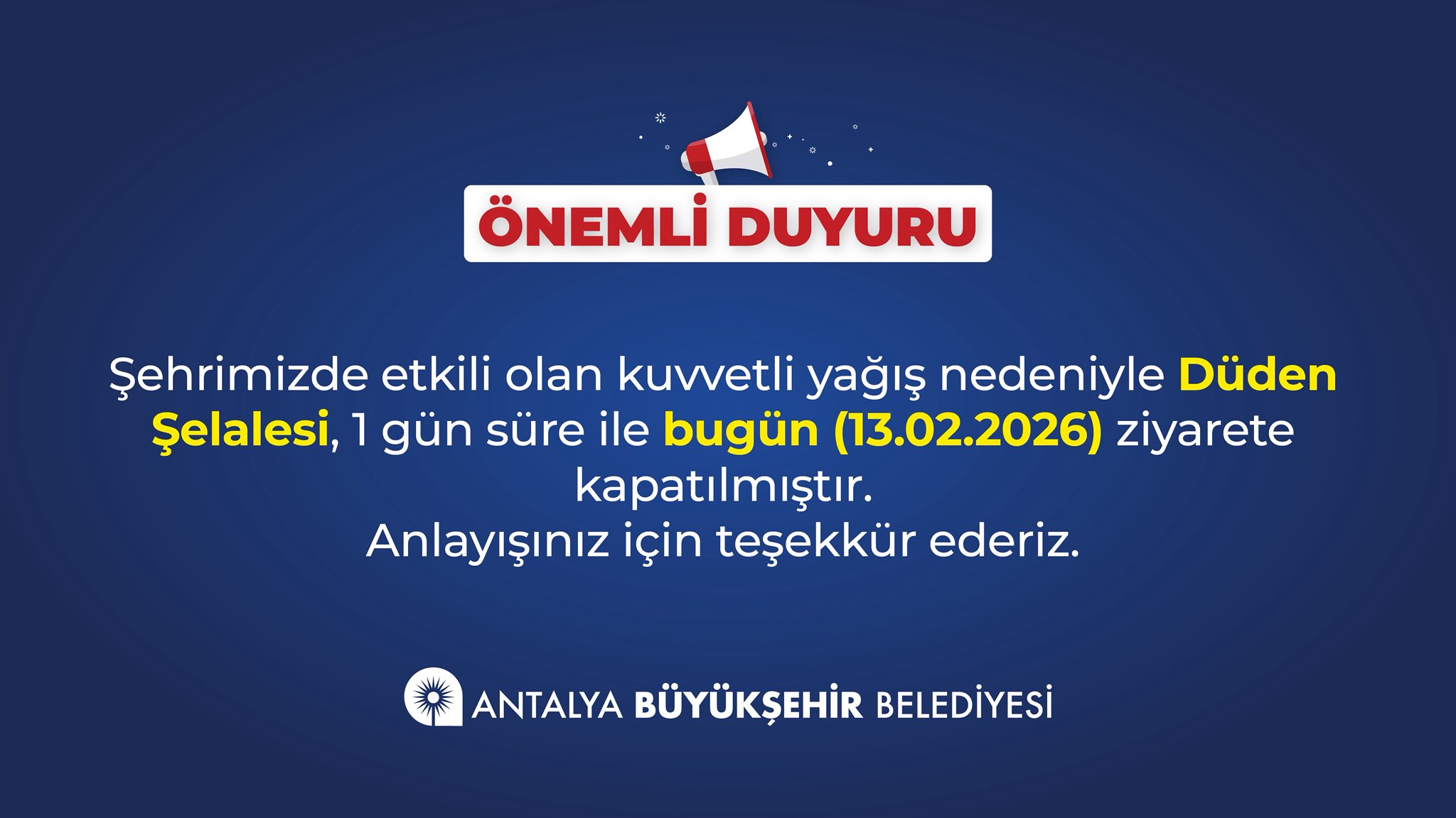 Antalya’nın En Ünlü Şelalesi Düden Kapatıldı (1)-1