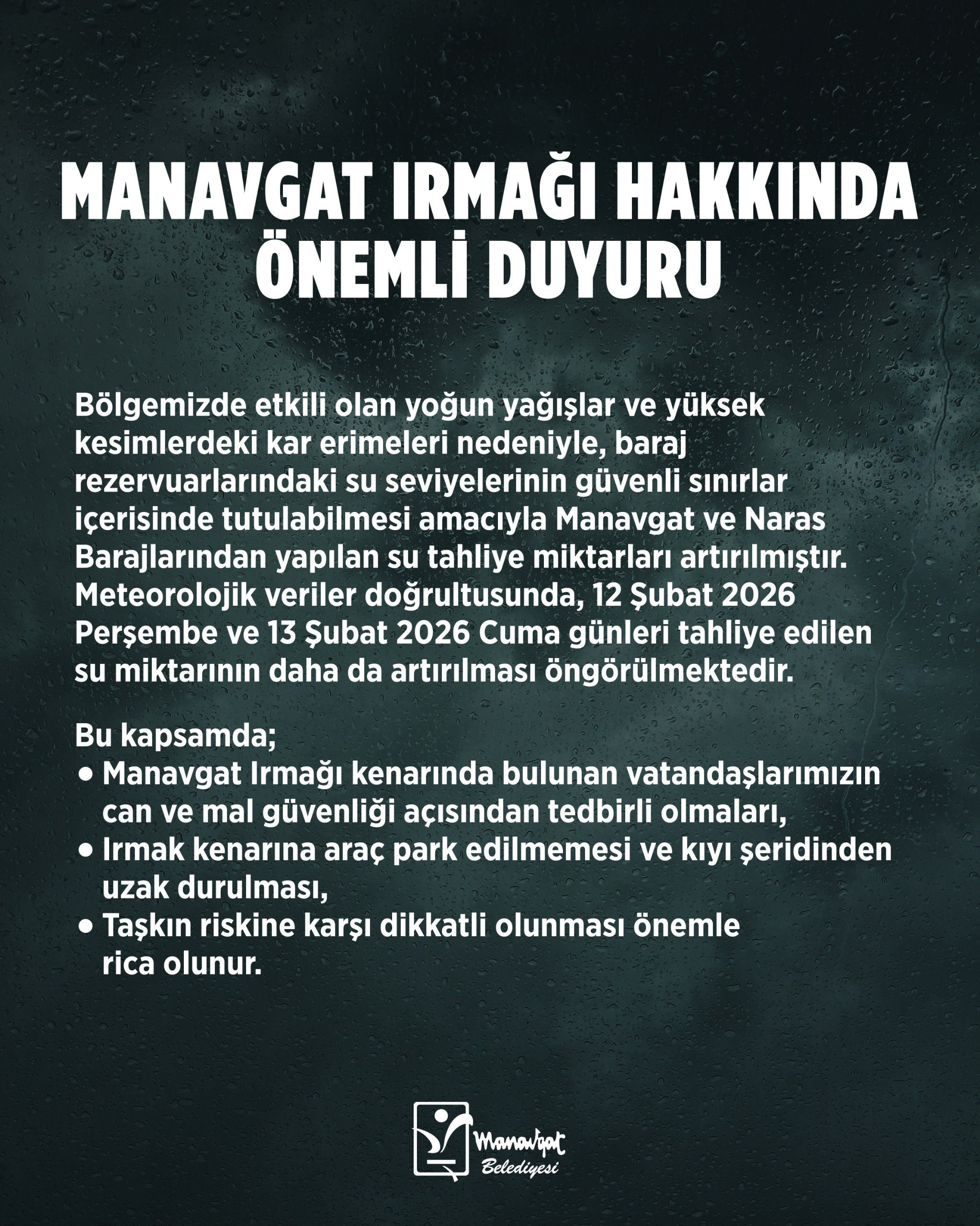 Manavgat Belediyesi Irmak Uyarisi (4)