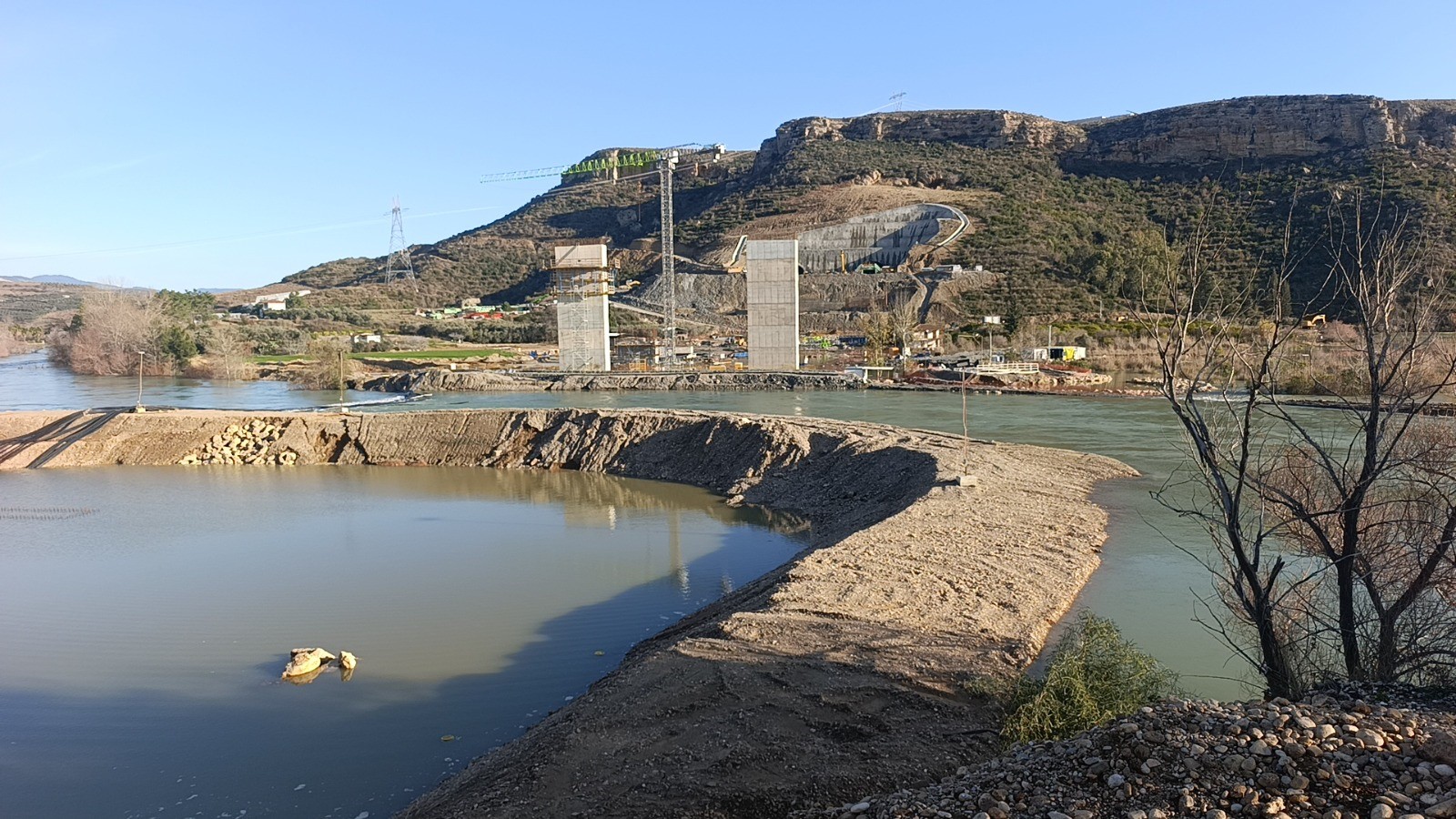 Manavgat Irmağı Taştı, Antalya Alanya Otobanı Sular Altında Kaldı (2)
