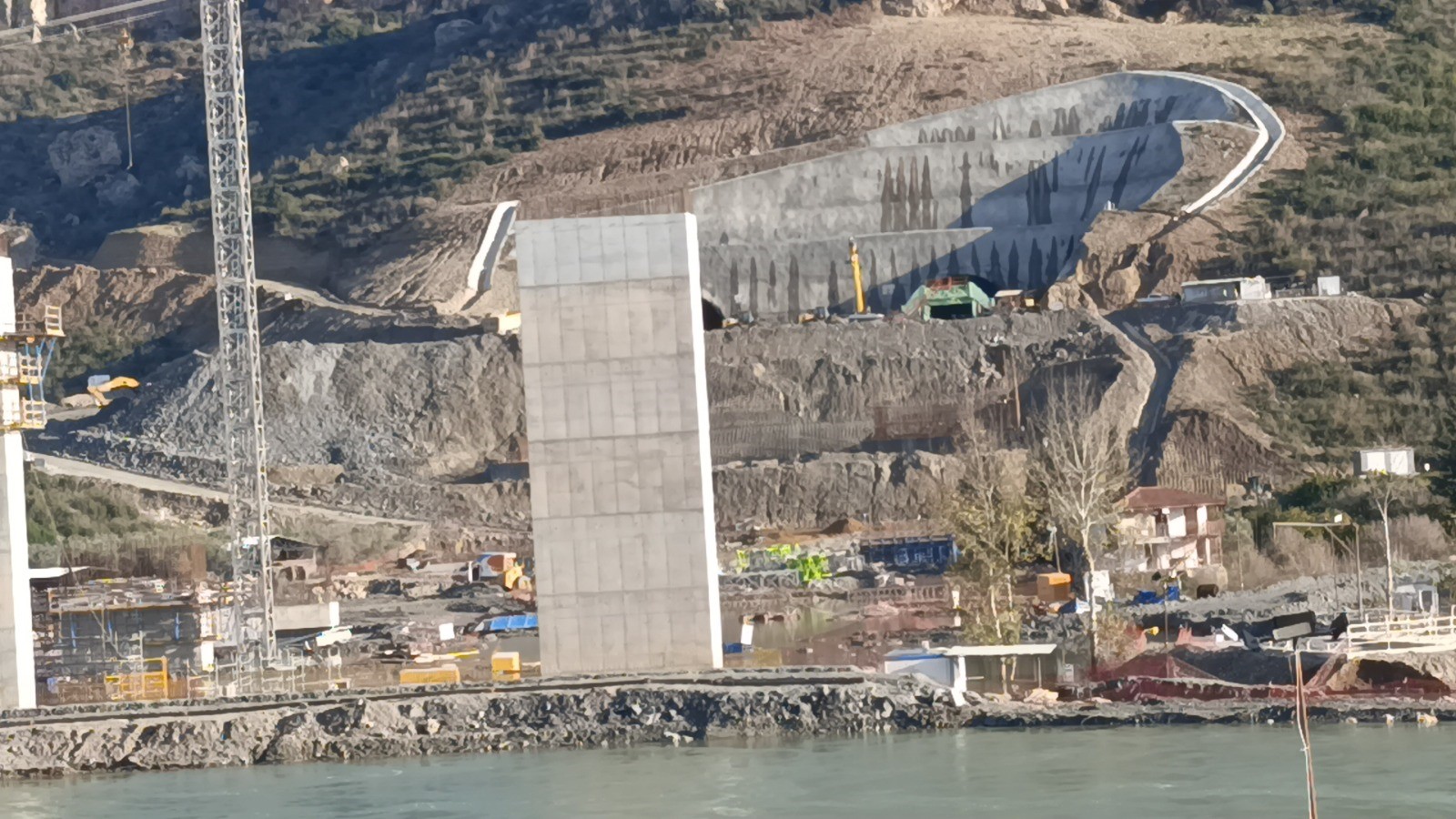 Manavgat Irmağı Taştı, Antalya Alanya Otobanı Sular Altında Kaldı (4)