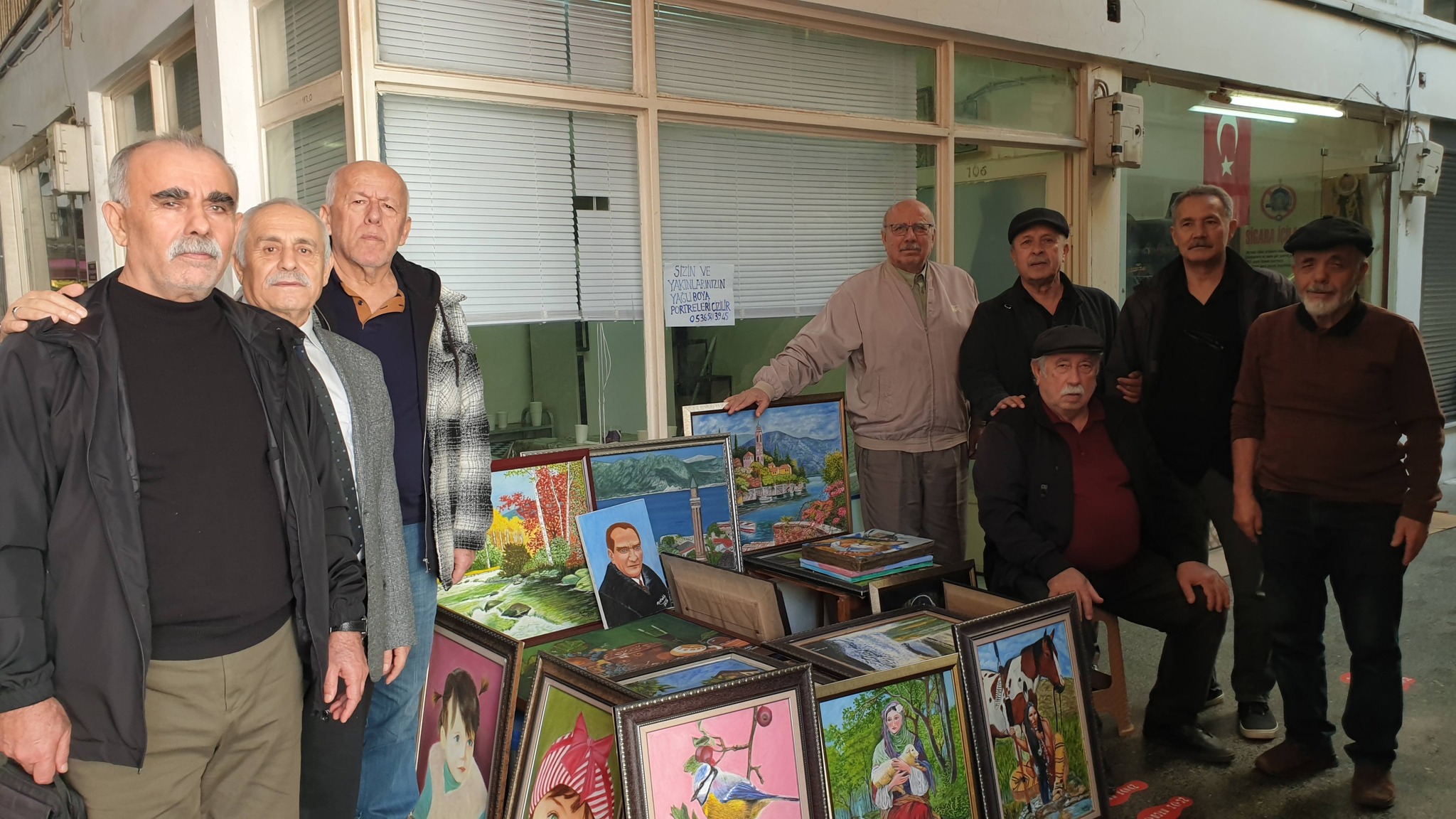 Yarım Asırlık Dostluk Sanat Atölyesinde Yeniden Canlandı (2)