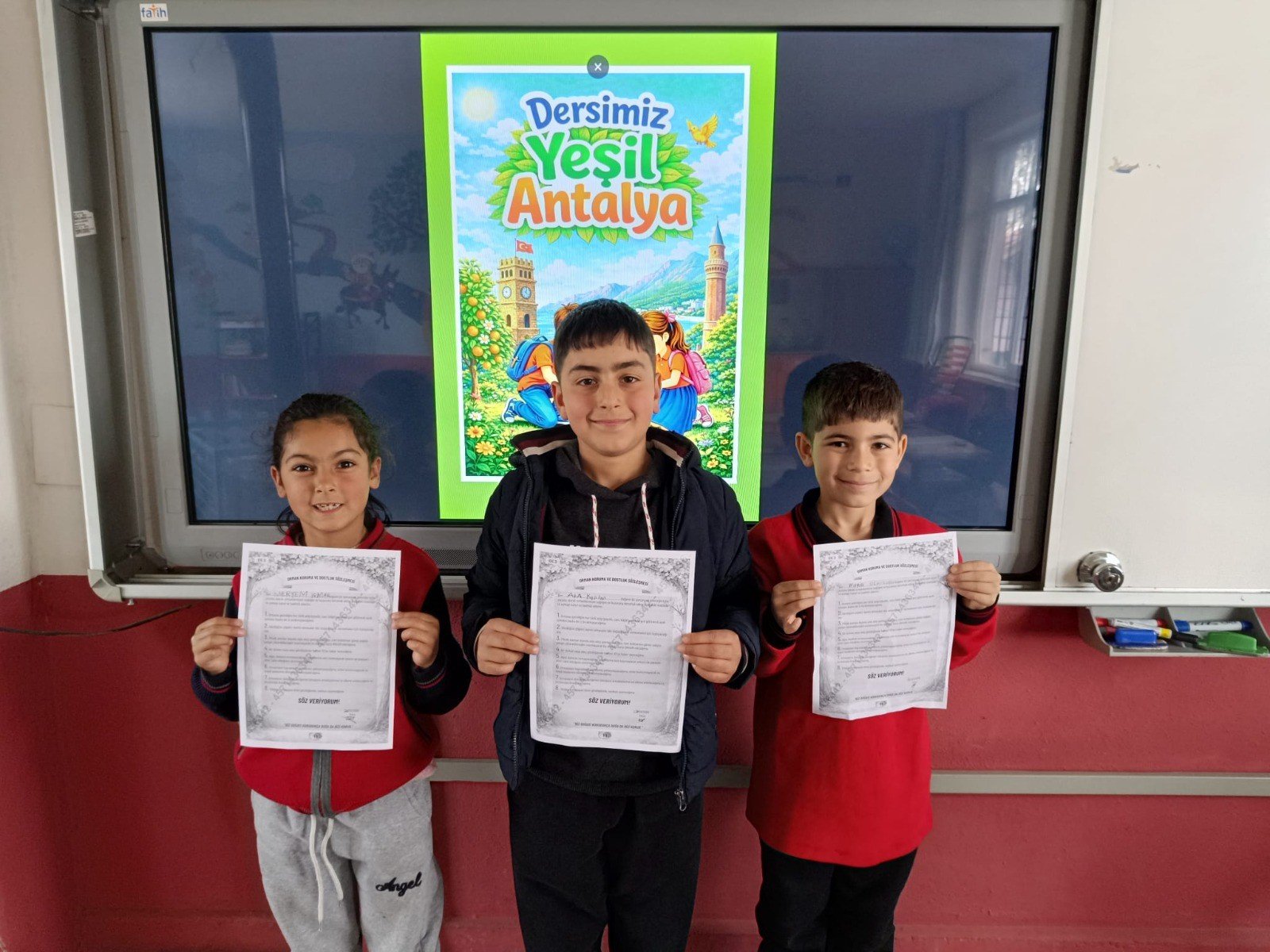 Antalya’da öğrencilere ‘yeşil’ ders