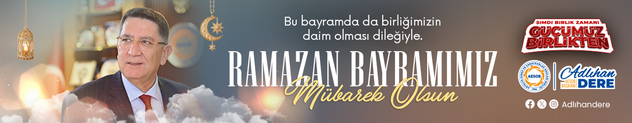 AESOB Ramazan Bayramı ilanı