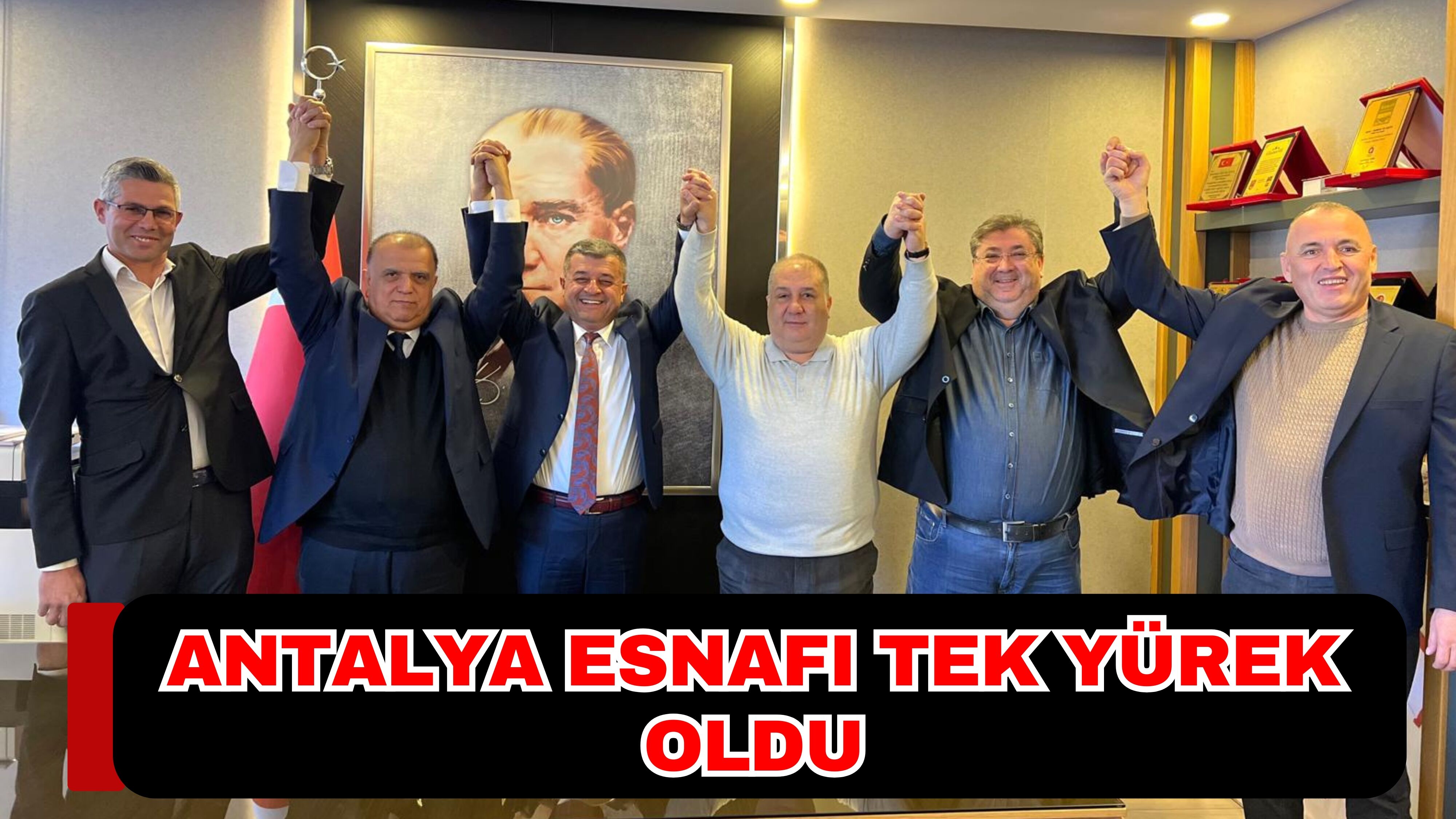 Antalya esnafı tek yürek… Alkan resmen aday