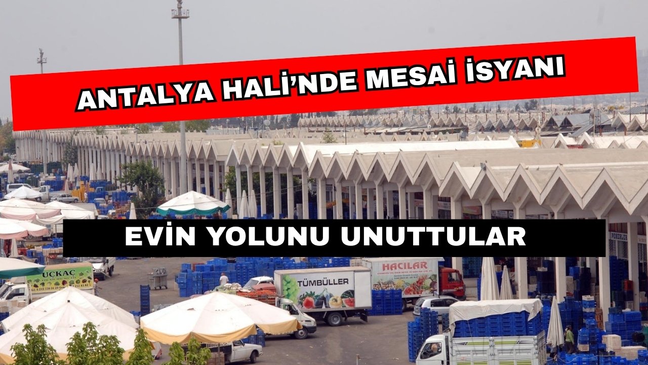 Antalyalı komisyonculardan mesai saati tepkisi… “İnsanüstü çalışıyoruz, ailemizi unuttuk!”