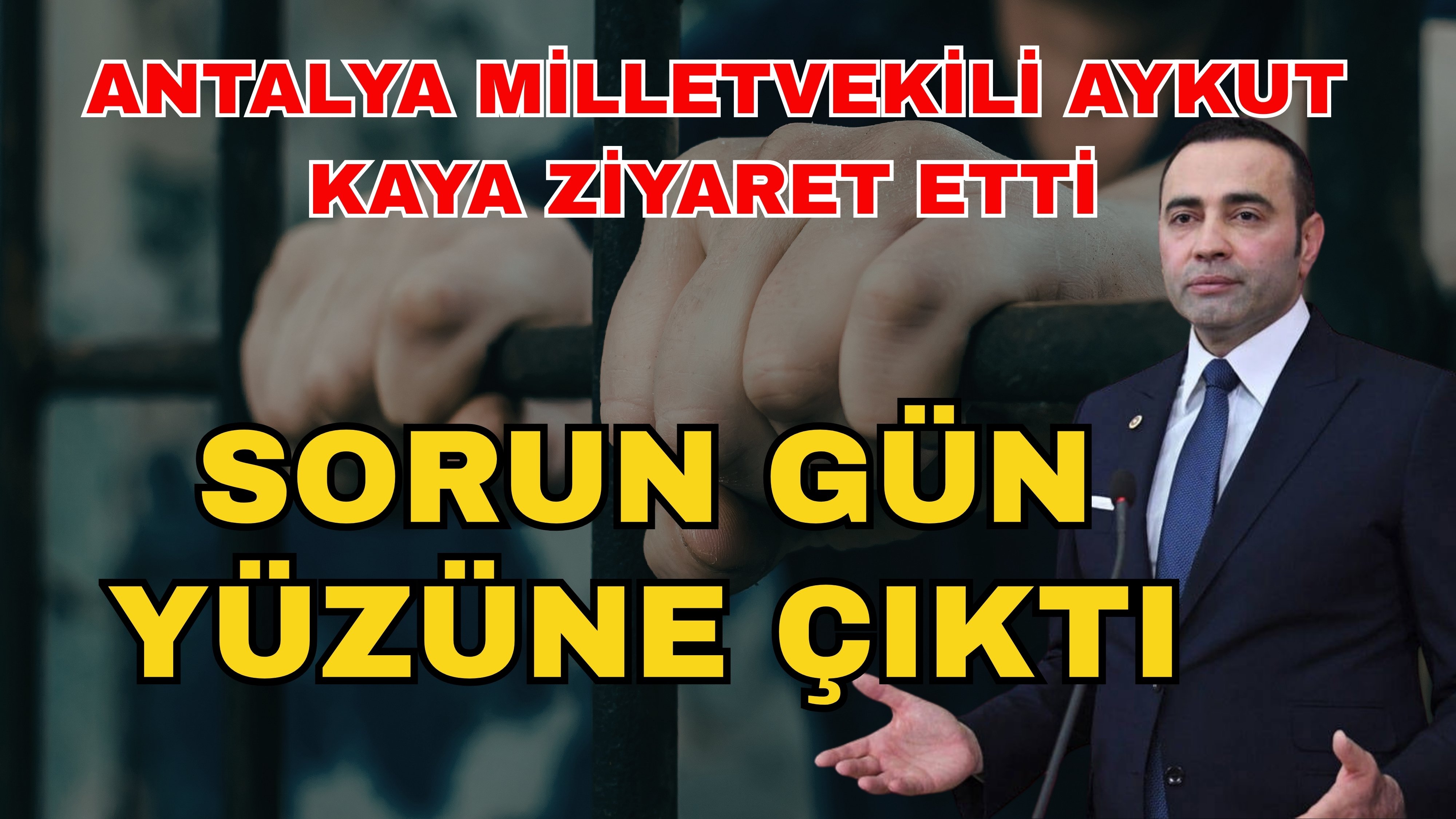 Antalya Milletvekili Aykut Kaya ziyaret etti sorun gün yüzüne çıktı