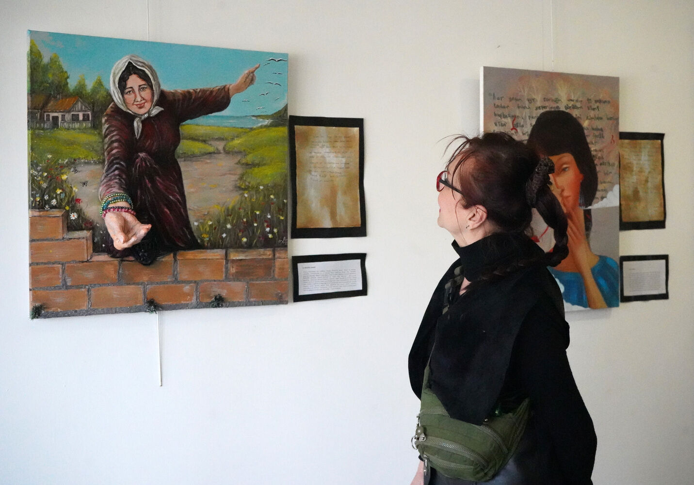 Antalyalı Kadınların Mektuplar Tuvale Yansıdı (1)