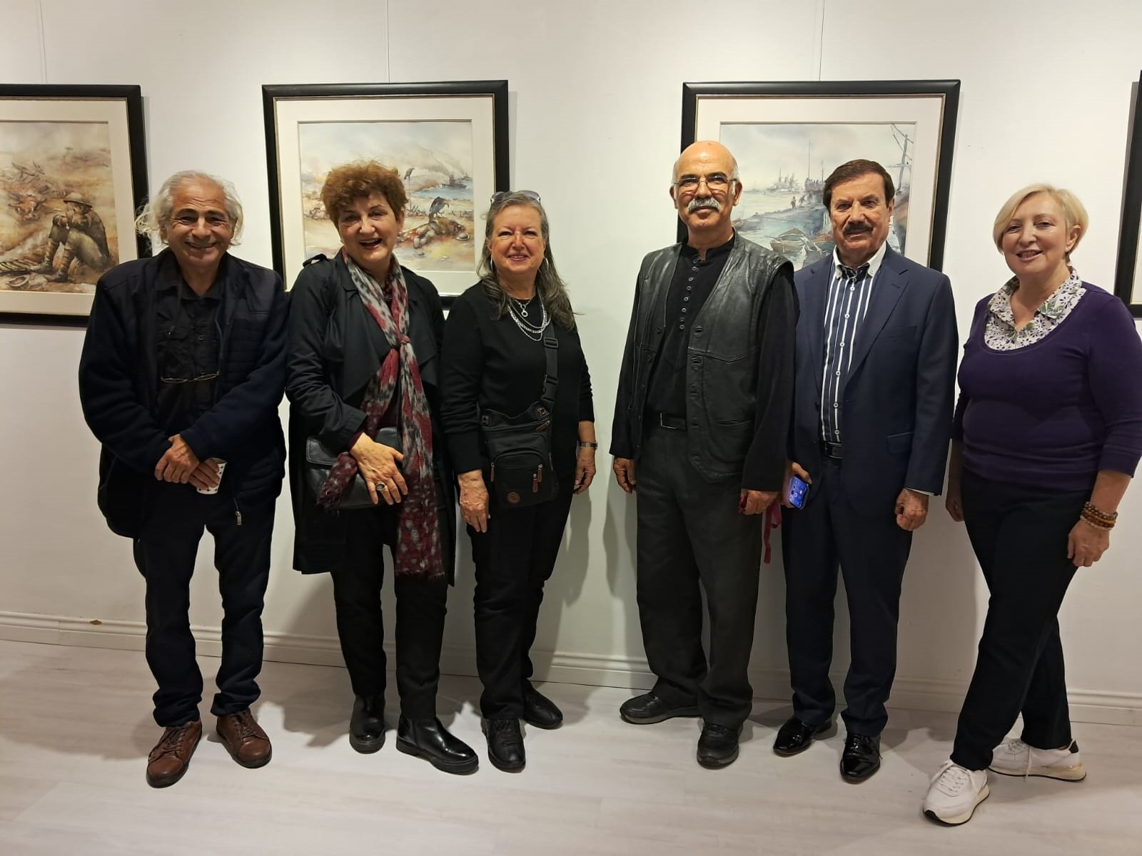 Antalya’da “Çanakkale Ruhu” suluboya sergisi açıldı