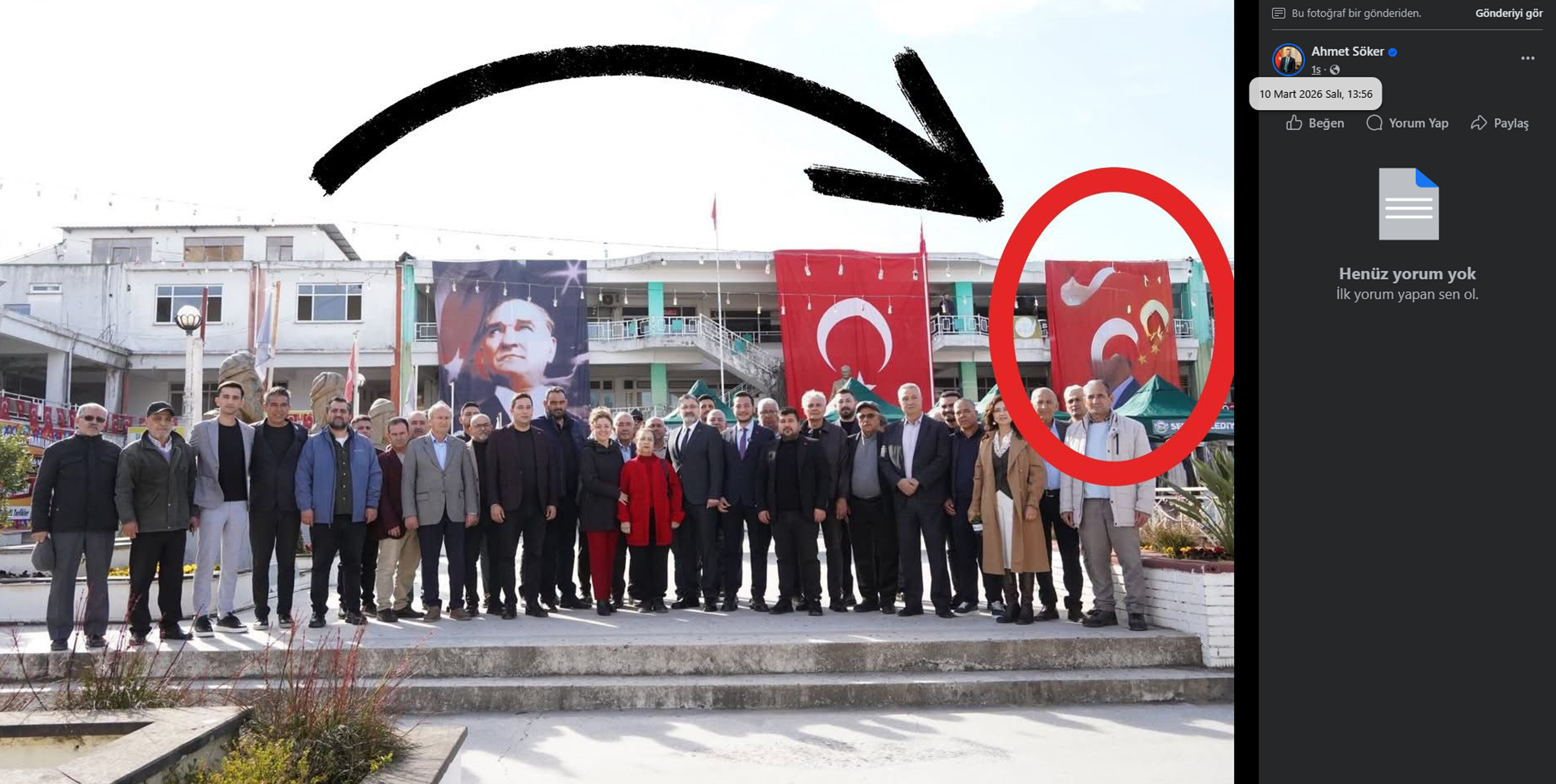 Erdoğan’ın Görseli Serik’te Tartışma Yarattı Chp Serik İlçe Başkanı İbrahim Turhat Savcılığa Sevk Edildi (1)-1