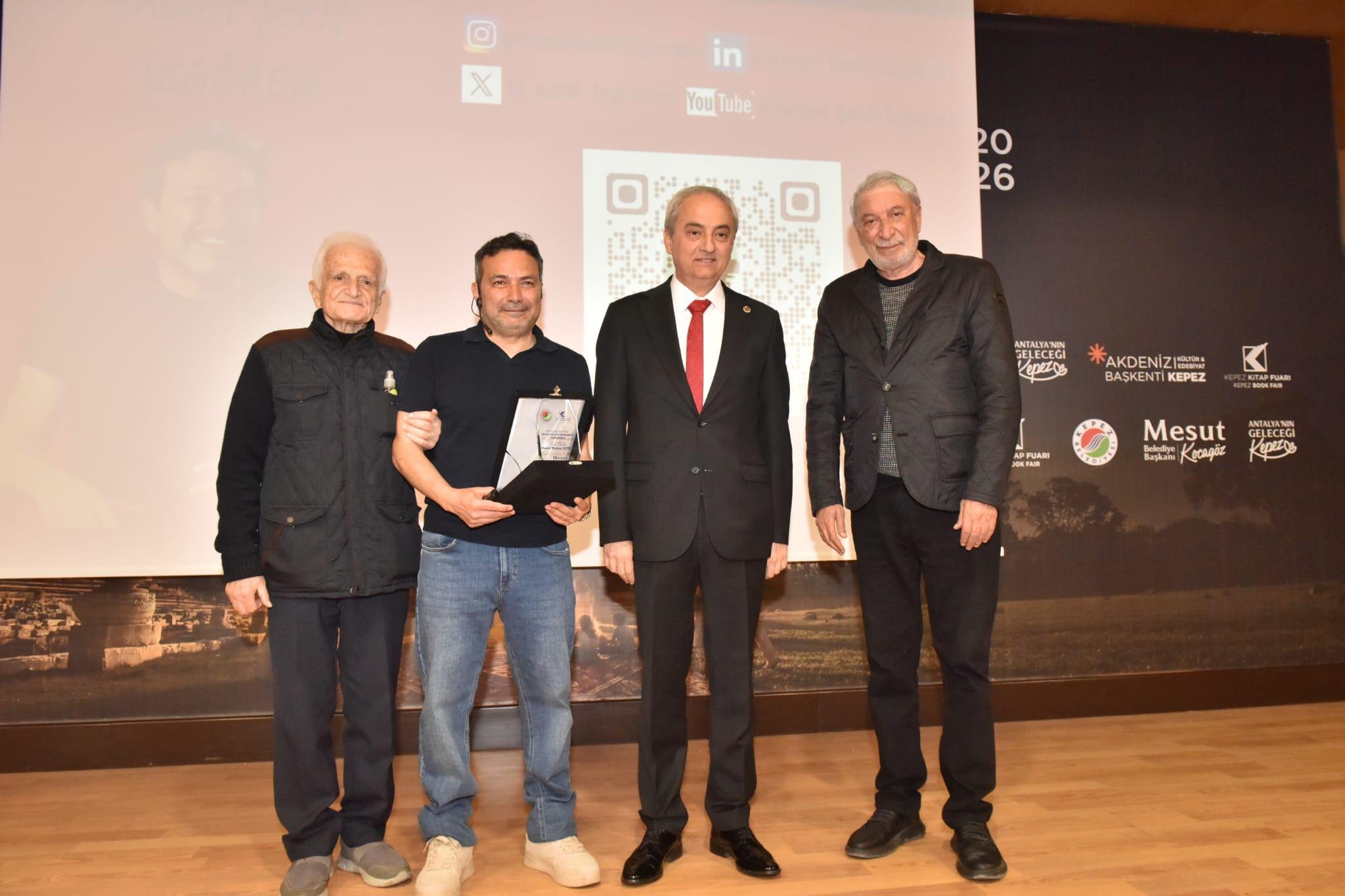 Kepez Kitap Fuarı’nda Ahmet Şerif İzgören’den ilham veren söyleşi