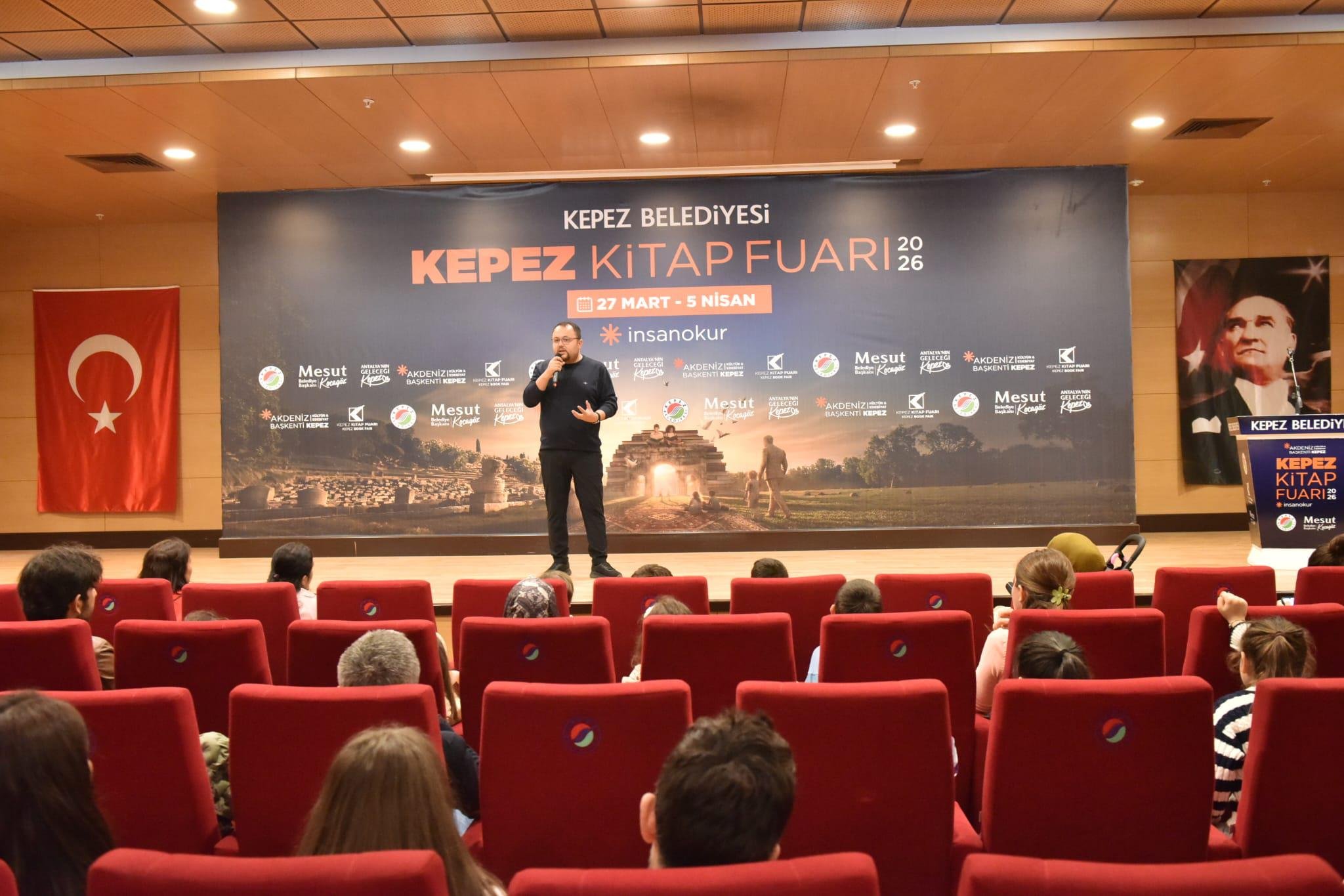 Kepez Kitap Fuarı’nda Mert Arık ile ‘Her Şey Bir Hayalle Başlar’ söyleşisi