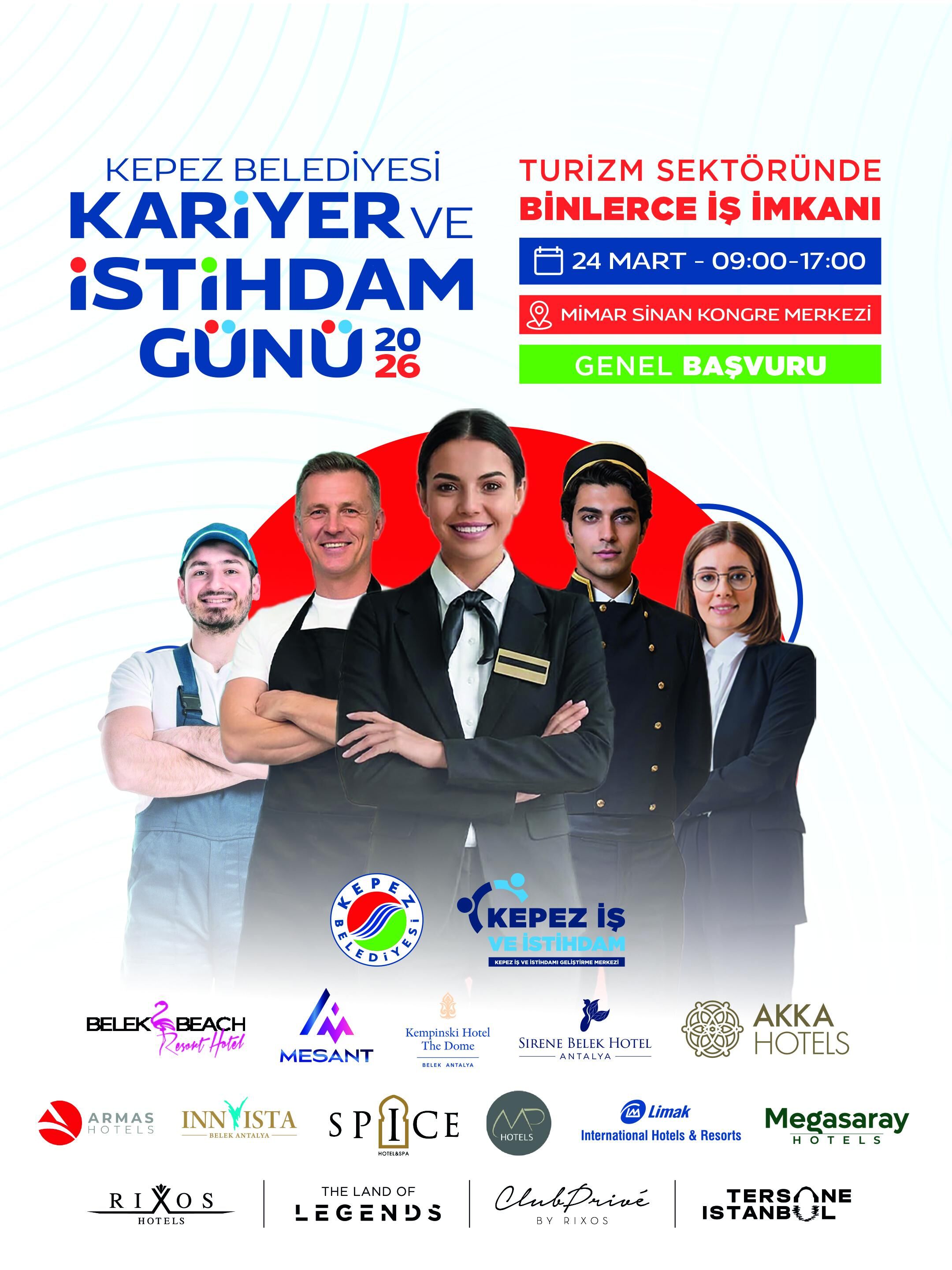 Kepez’de Turizm Devleriyle Iş Fırsatı