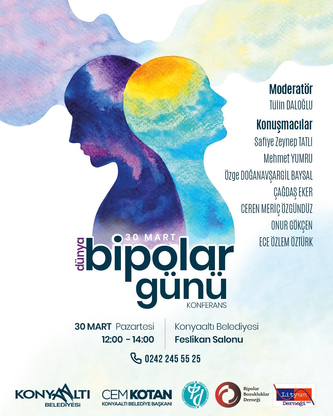 Konyaaltı Belediyesi’nden Bipolar Bozukluğu farkındalık konferansı