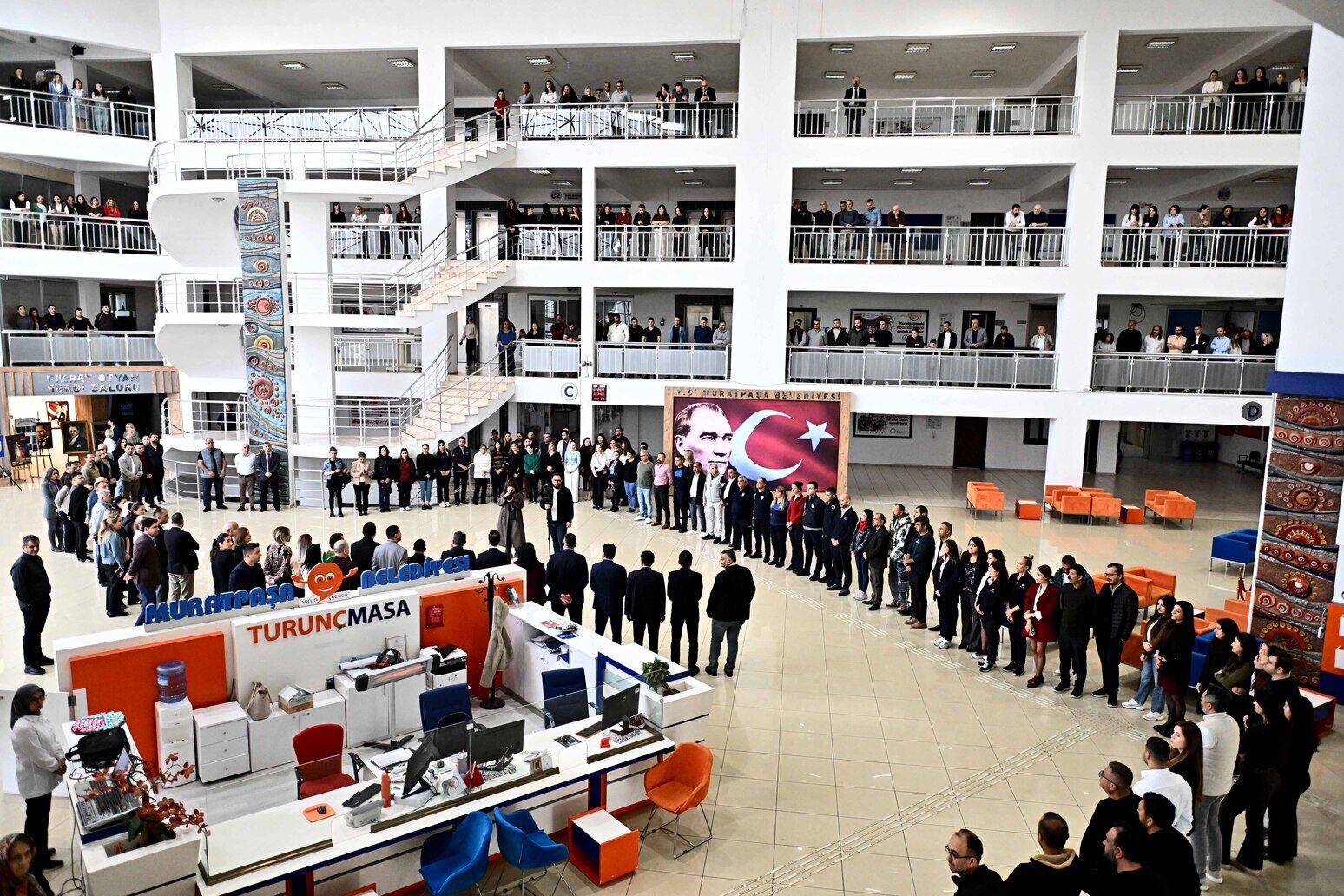 Muratpaşa Belediye Başkanı Uysal Belediye Personeliyle Bayramlaştı (3)