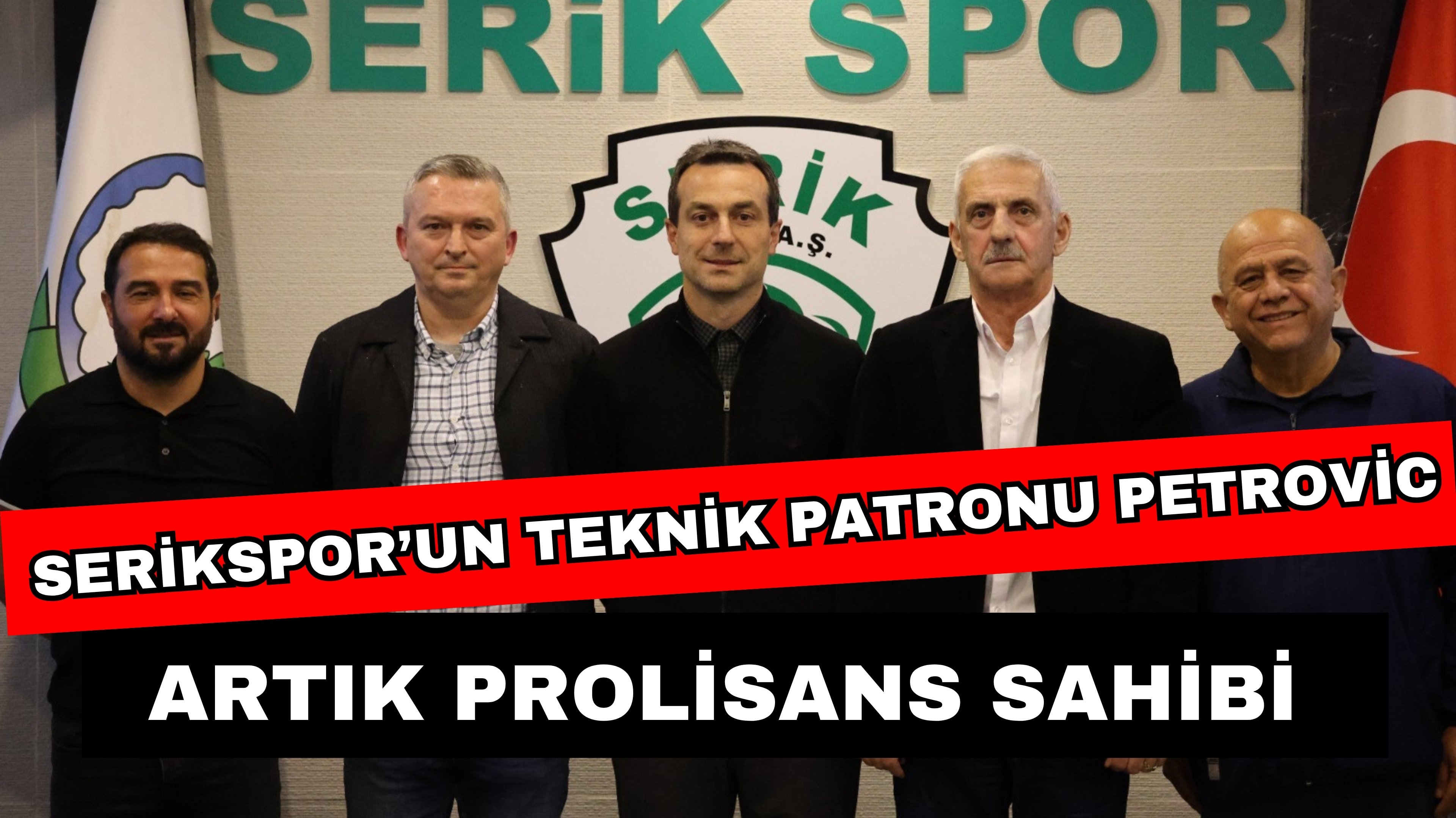 Serikspor’un teknik patronu Petrovic, artık Prolisans sahibi