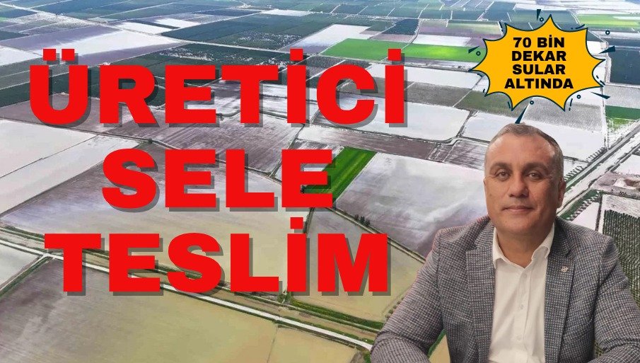 Antalya’da 70 bin dekar sular altında… Antalyalı üretici tedirgin