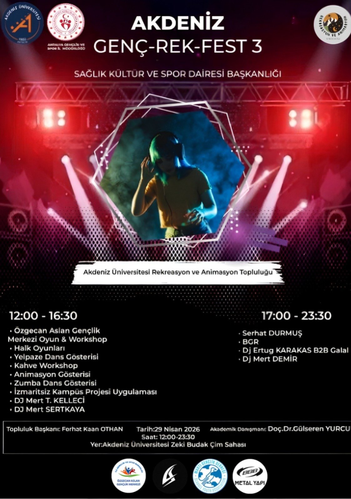 Akdeniz Genç Rek Fest 3 Coşkuyla Gerçekleştirildi (2)