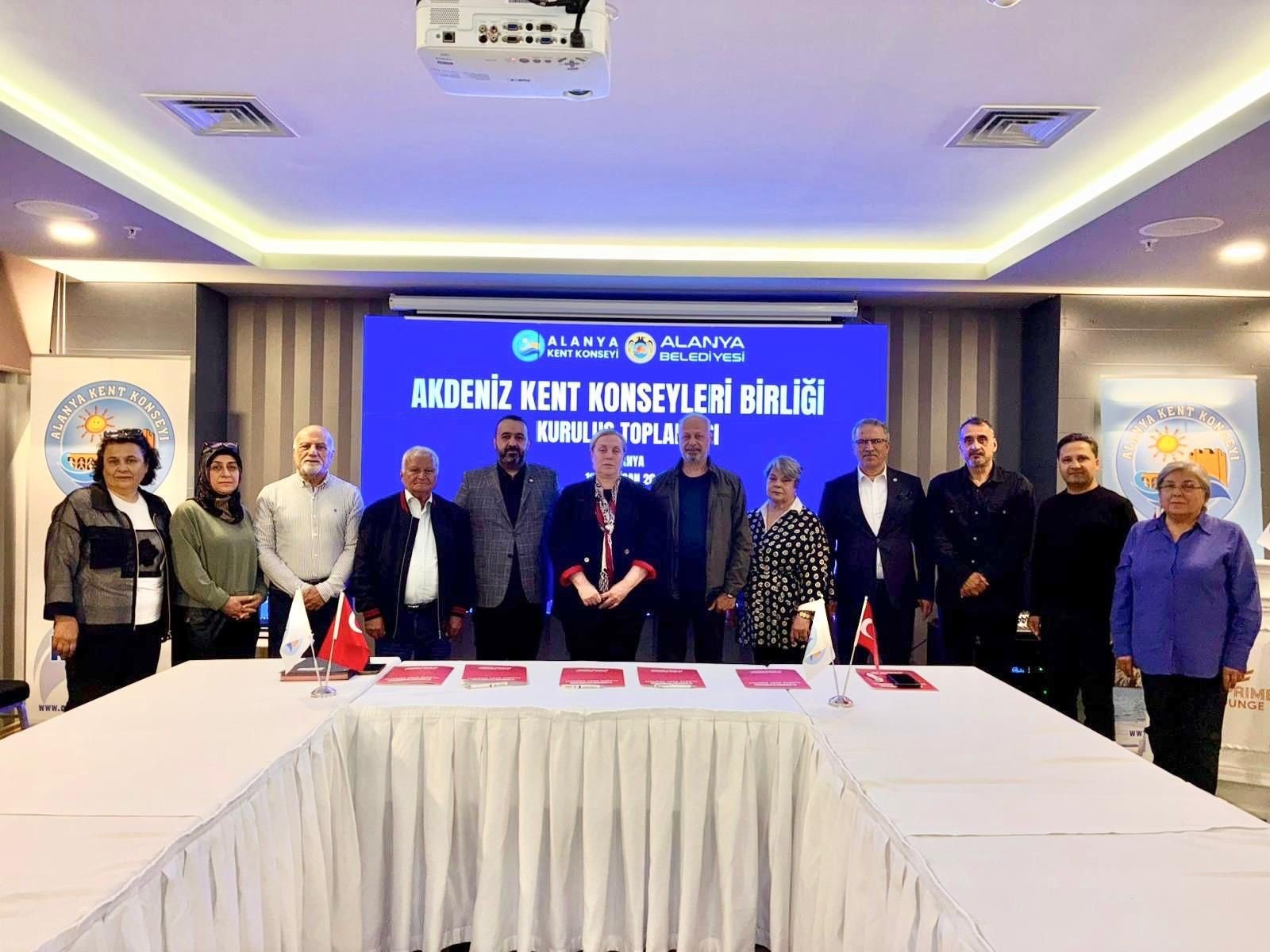Akdeniz Kent Konseyleri Birliği Alanya'da Kuruldu (2)