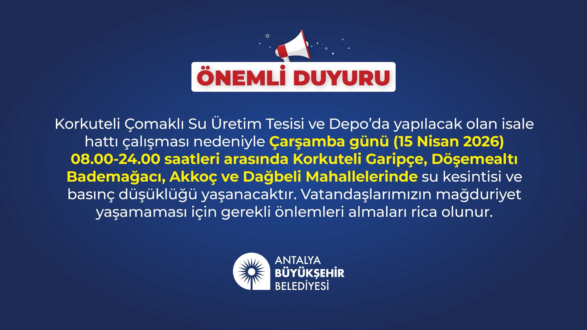 Antalya Su Kesintisi (2)-2