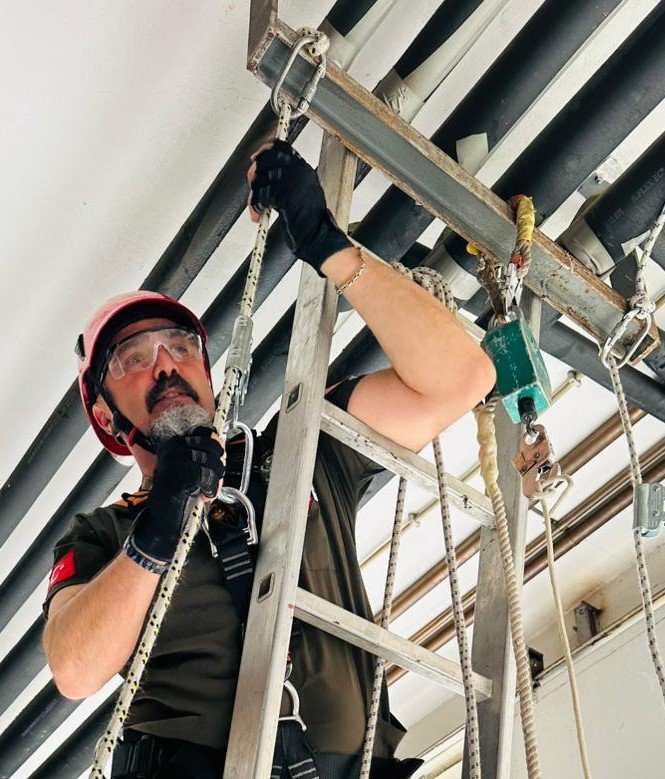 Hastane Personeline Yüksekte Çalışma Güvenliği Eğitimi (3)