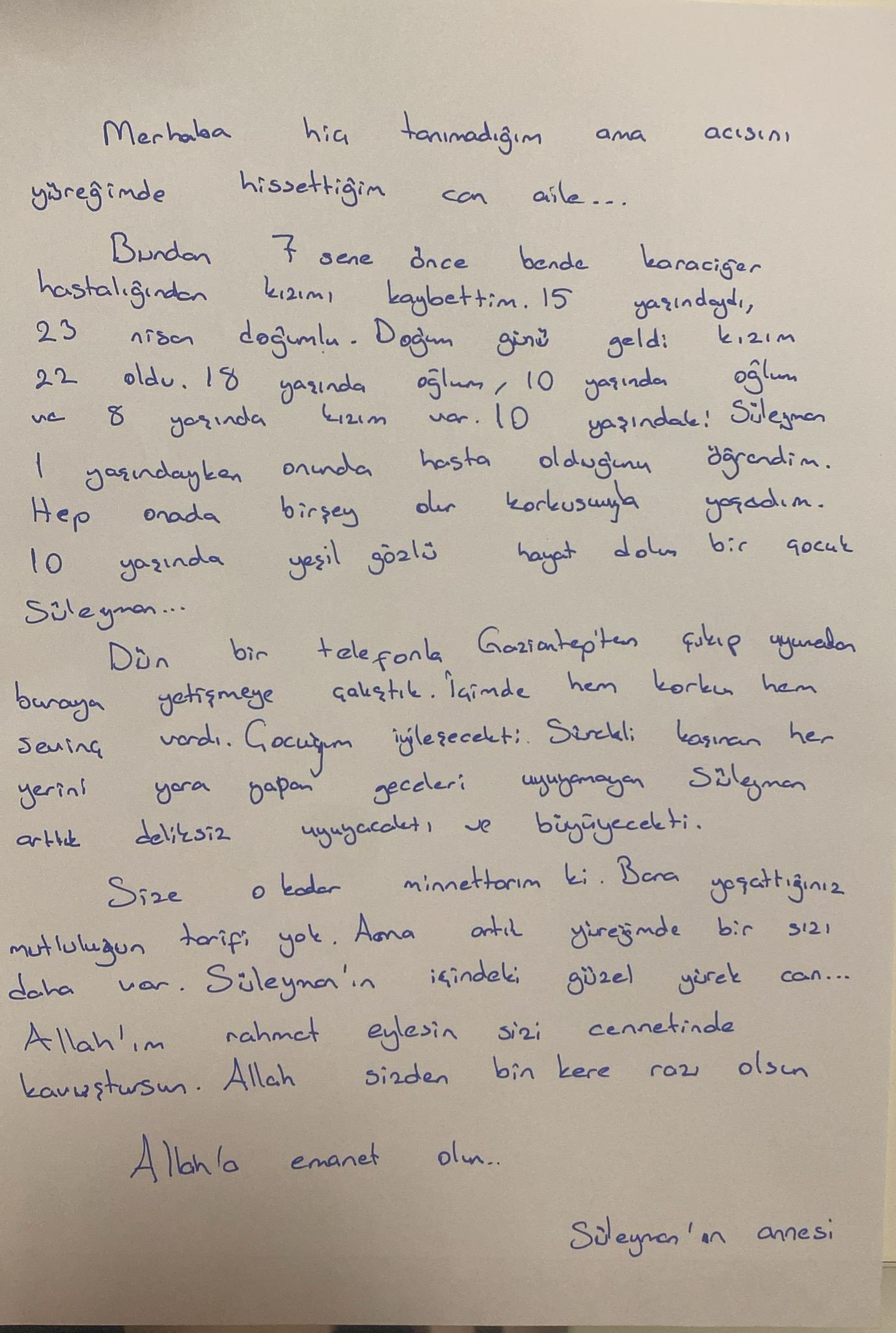 Kızını Karaciğer Nakli Beklerken Kaybetti, Oğlu Organ Bağışıyla Hayata Tutundu (1)