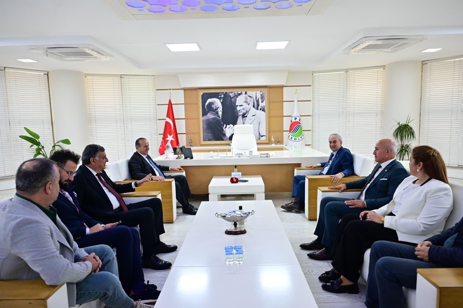 Kktc Başbakan Yardımcısı Ataoğlu’ndan Kepez Belediyesi’ne Ziyaret (1)