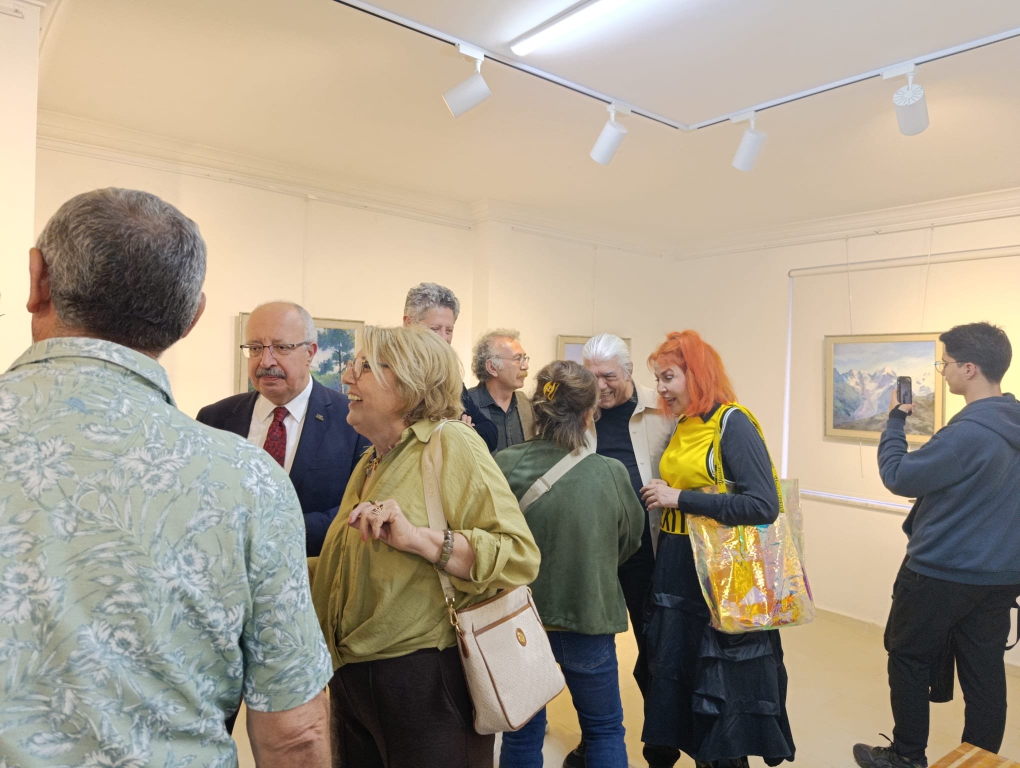 Konyaaltı’nda Cemalettin Timur’un ‘İzdüşümü’ Sergisi Açıldı (2)