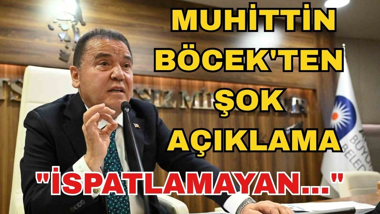 Muhittin Böcek'ten şok açıklama: "İspatlamayan..."