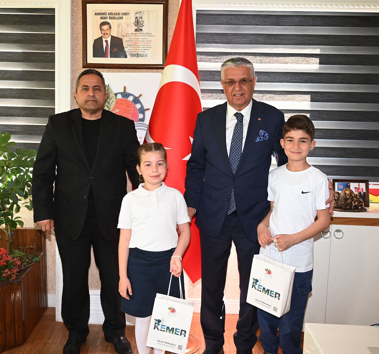 Öğrenciler Başkanlık Koltuğuna Oturdu (1)