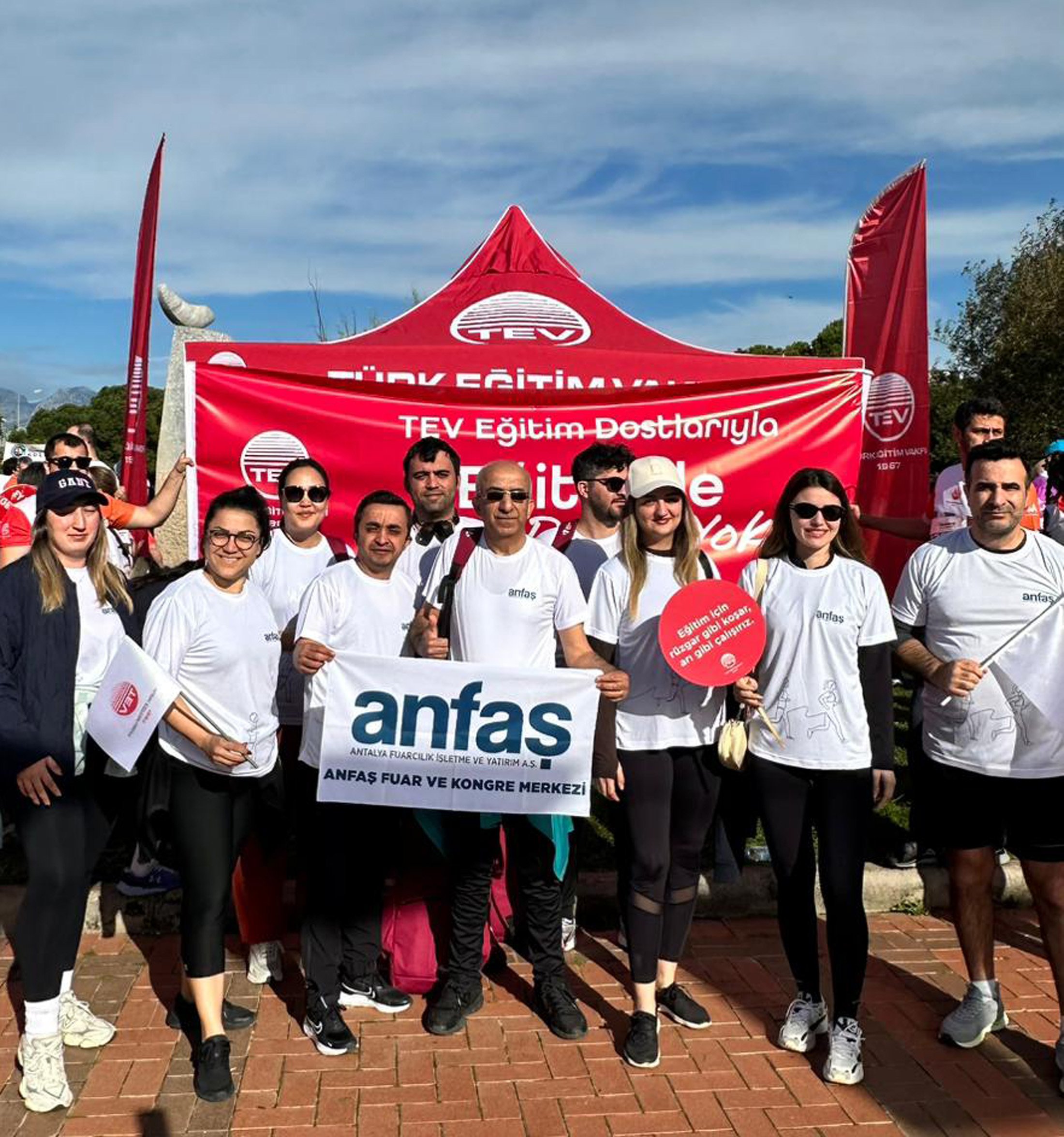 TEV’e destek ANFAŞ çalışanlarından geldi