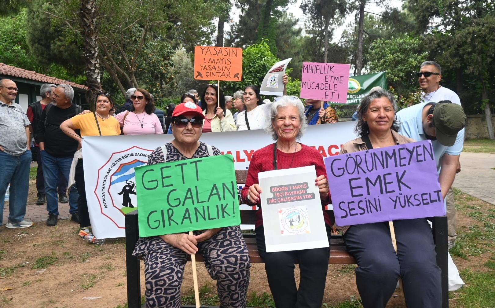 Antalya’daki Emekçiler 1 Mayıs’ta Sokağa Döküldü (5)