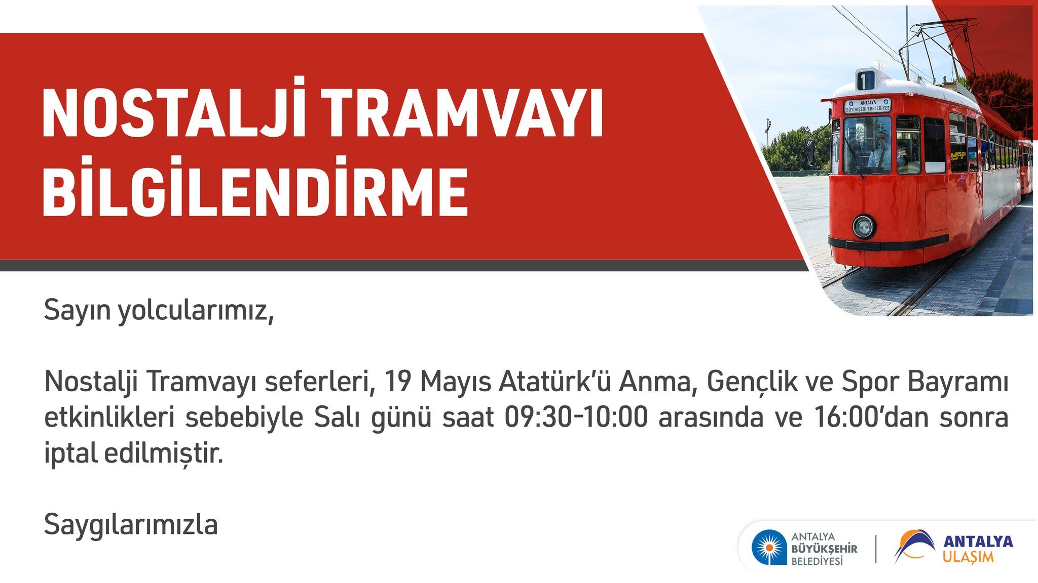 Nostalji Tramvayina 19 Mayis Duzenlemesi (1)