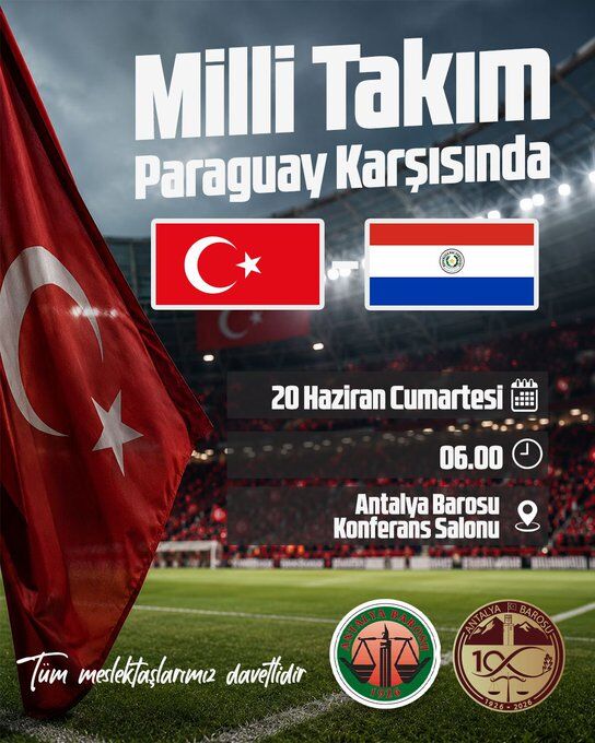 Antalya Barosundan Milli Mac Daveti-2