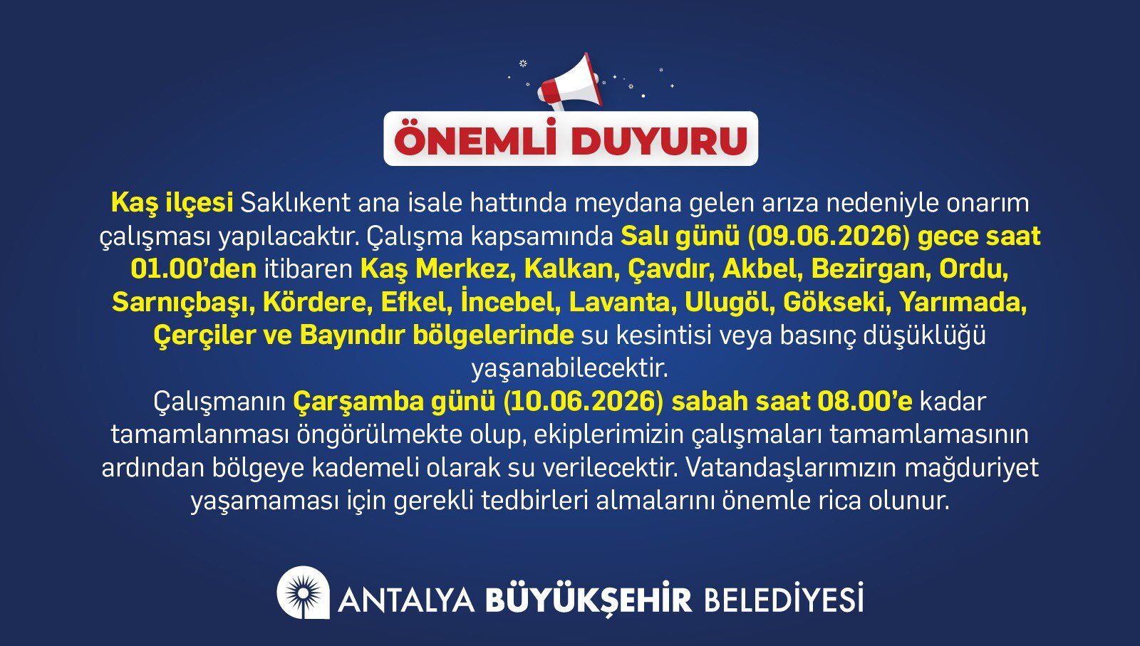 Antalya Kas Su Kesintisi (1)-1