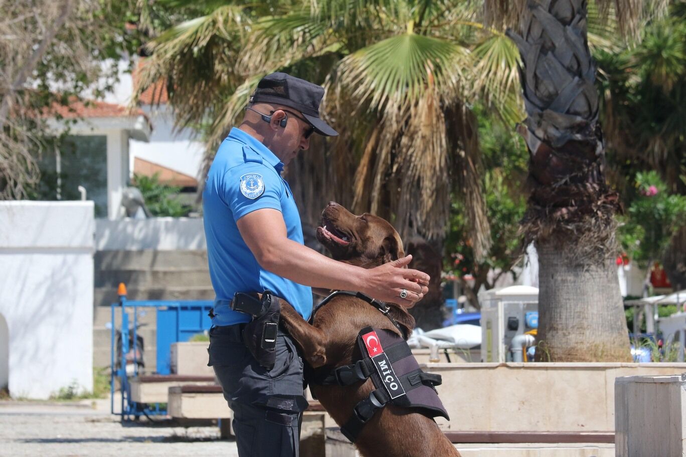 Deniz Polisinin Maskotu 'Miço'dan Ekiplere Destek (3)