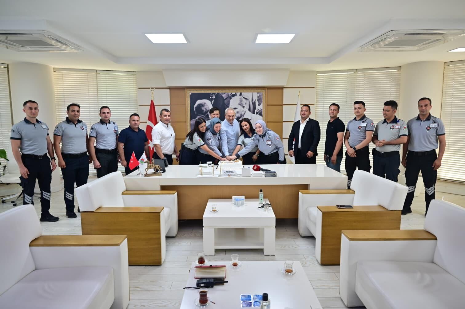 Kepez Belediye Başkanı Mesut Kocagöz’den Güvenlik Görevlilerini Tebrik Etti (5)